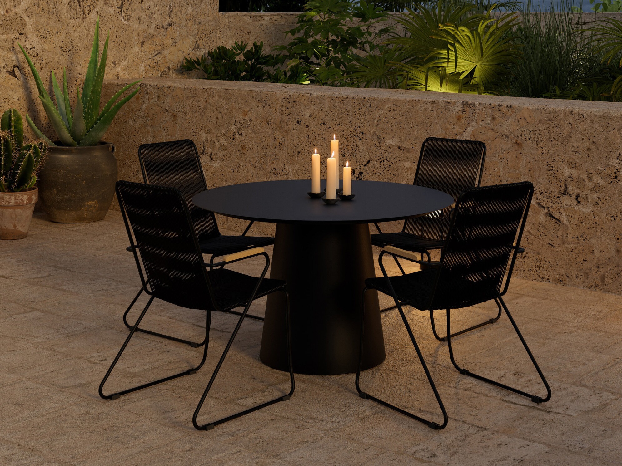 Table and chairs set Dallas 5316