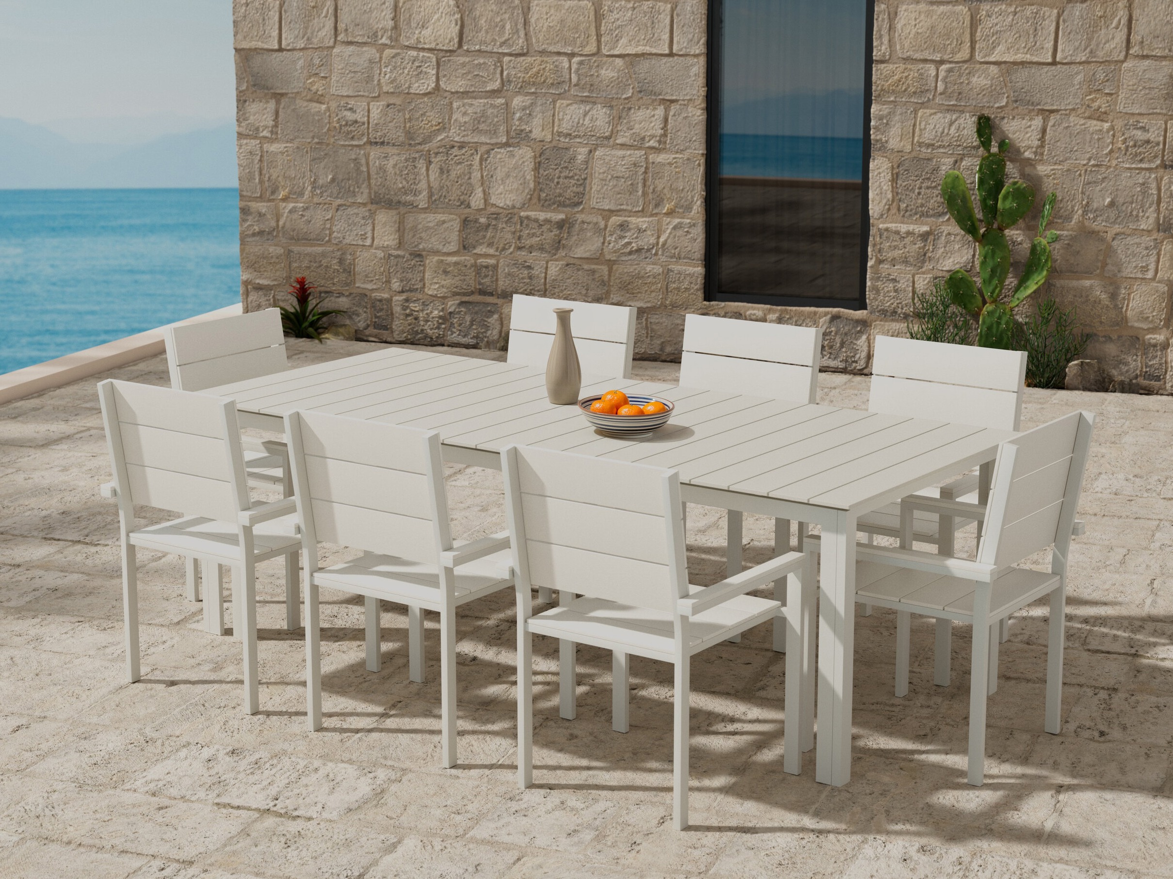 Table and chairs set Dallas 5317 (Beige)