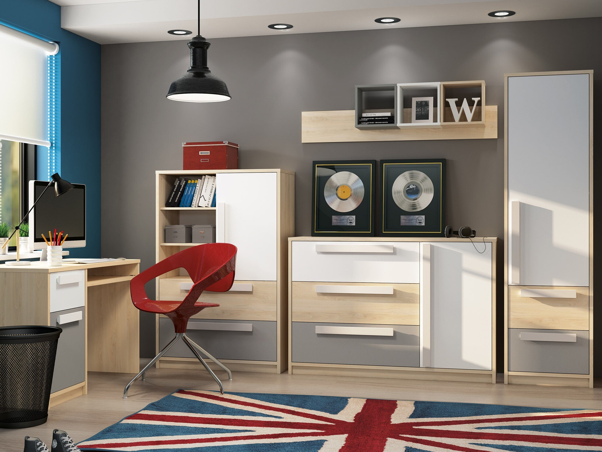 Bookcase Tivruve 104