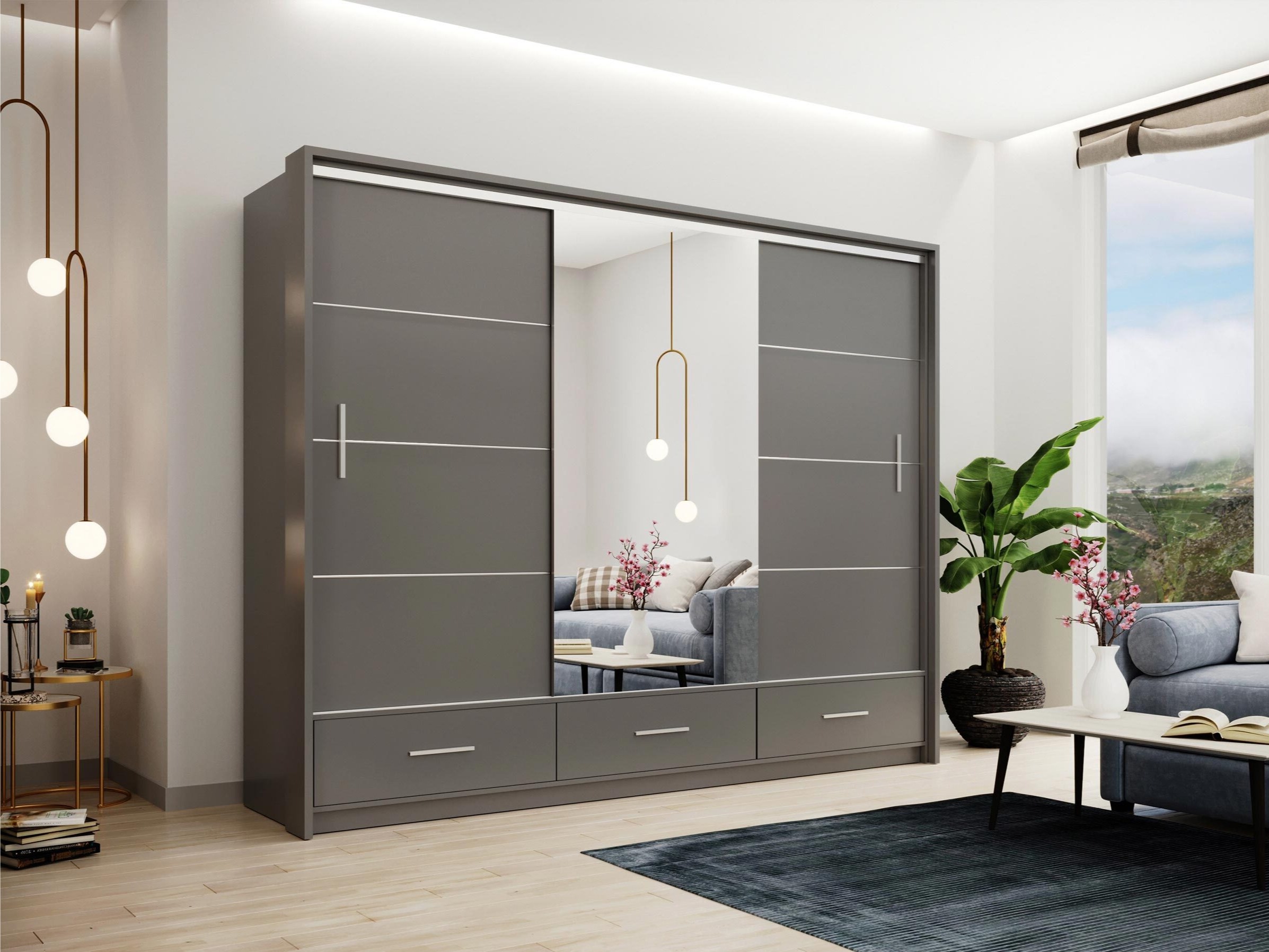 Wardrobe Honolulu 203 (Graphite)