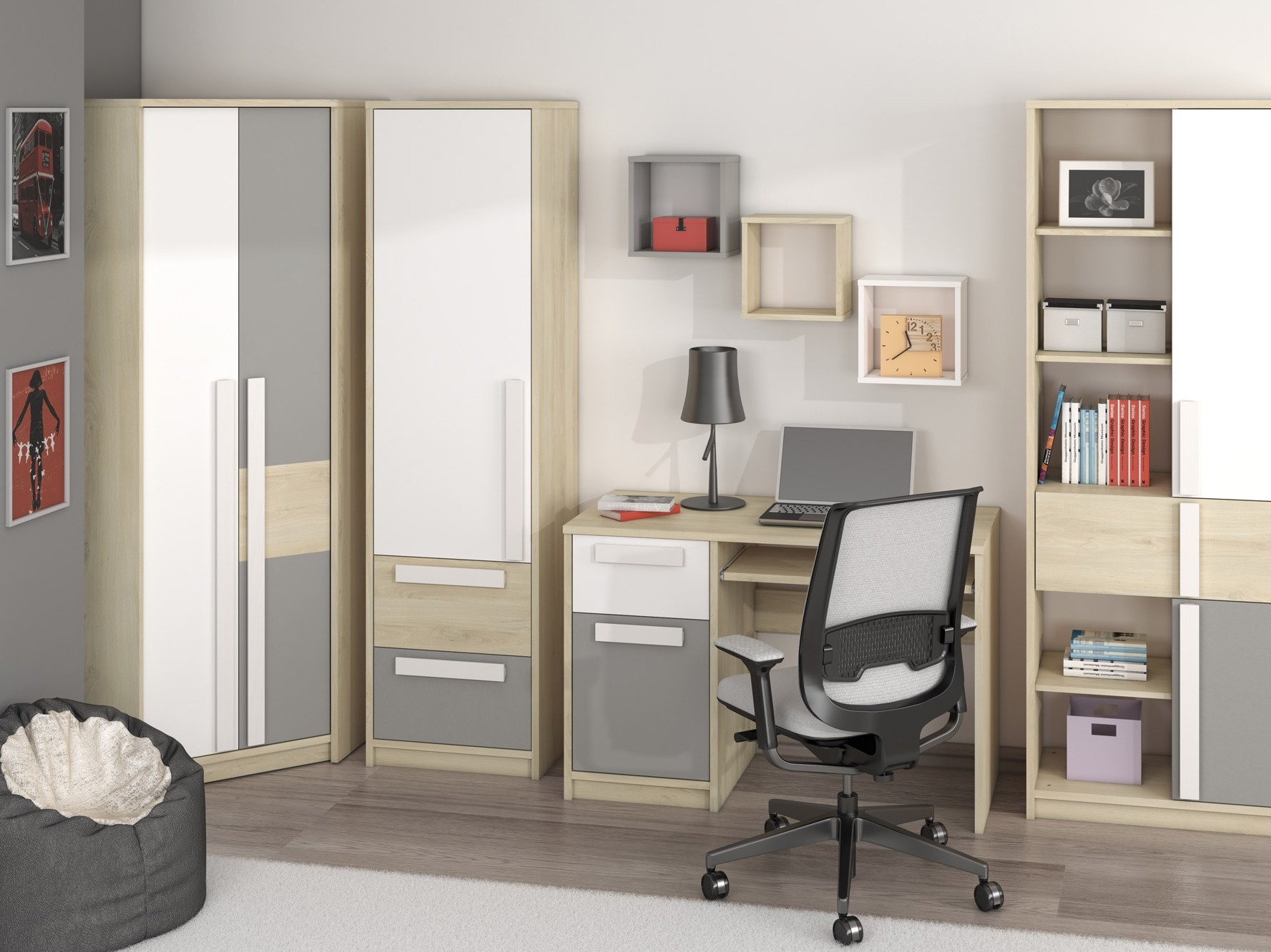 Bookcase Tivruve 104