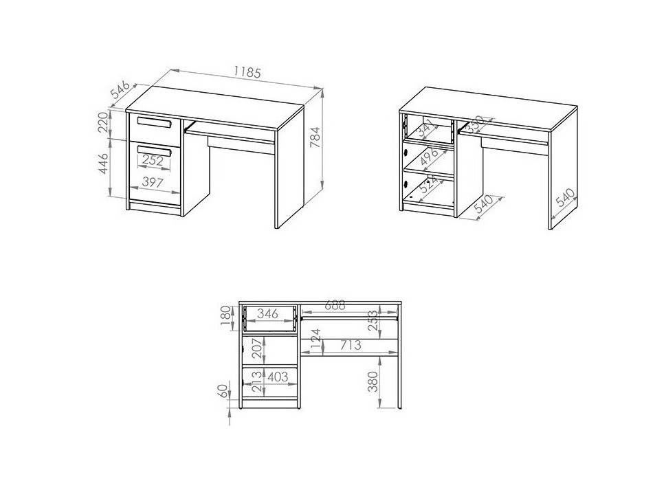 Desk Tivruve 110