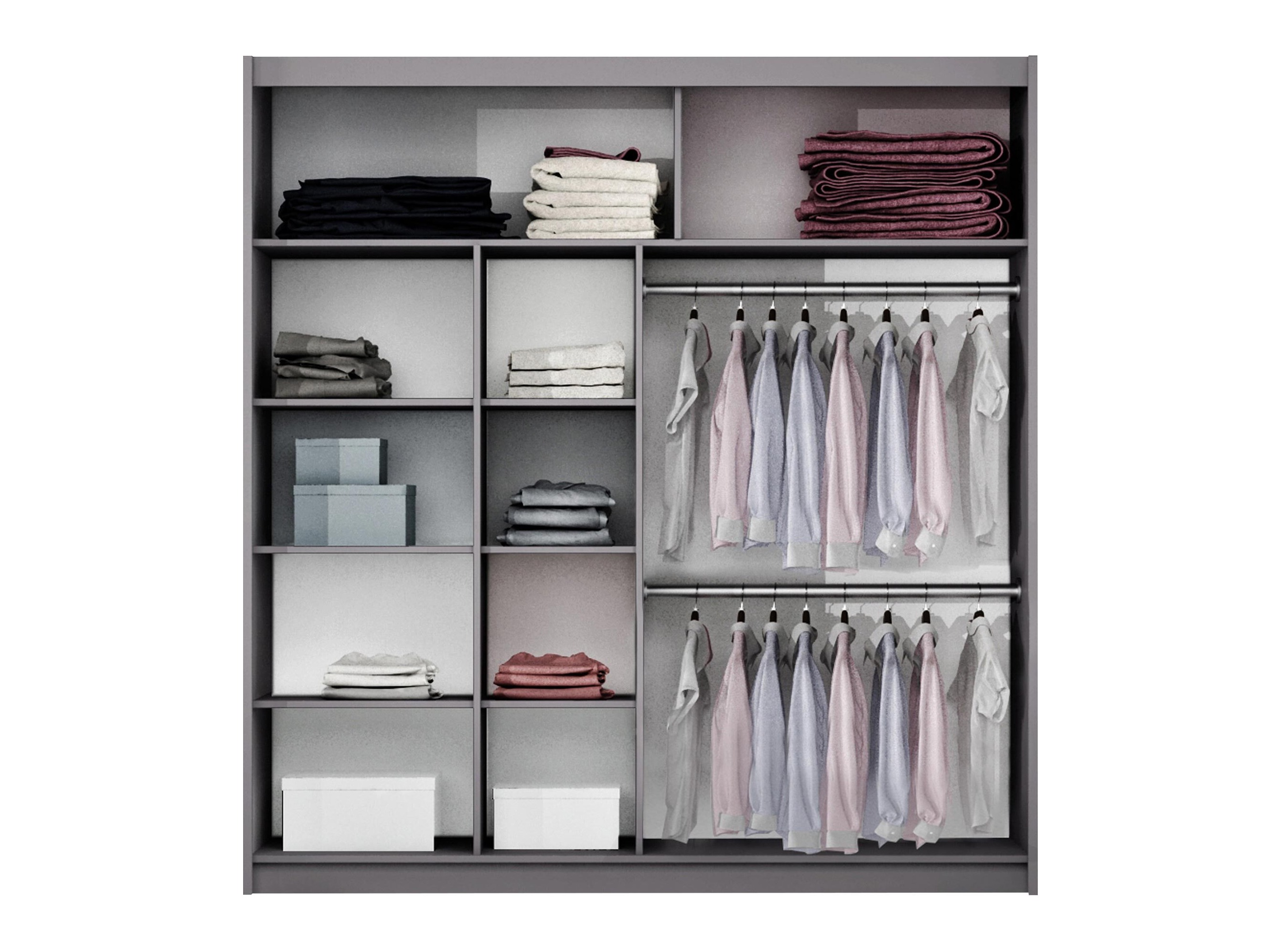 Wardrobe Honolulu 207 (Graphite)