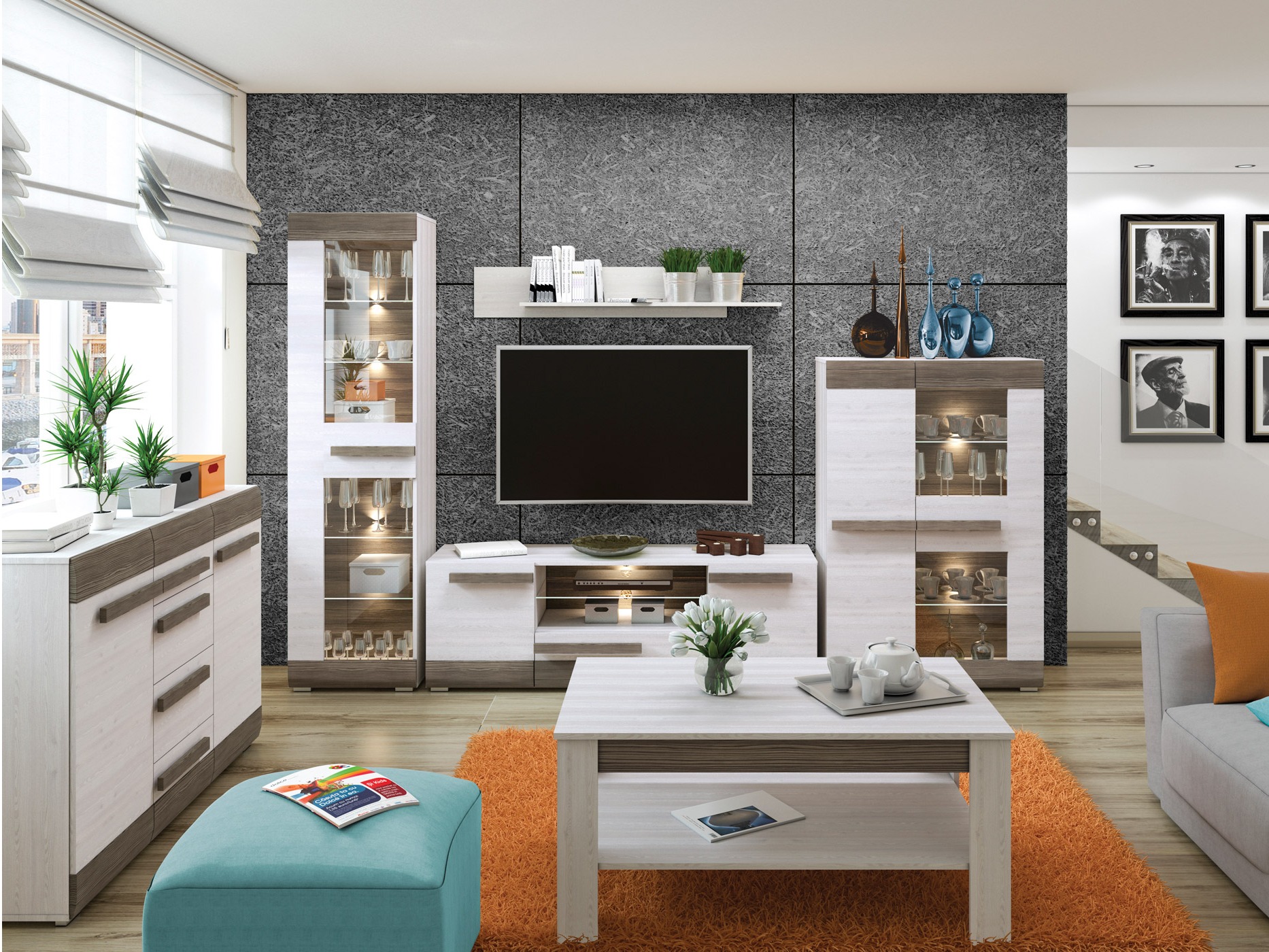 Bookcase Alcala 125