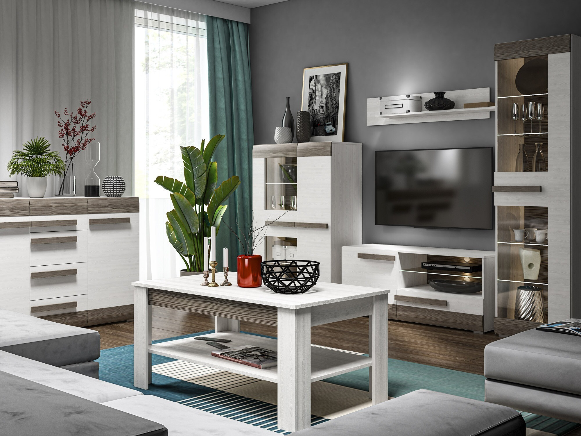 Bookcase Alcala 125