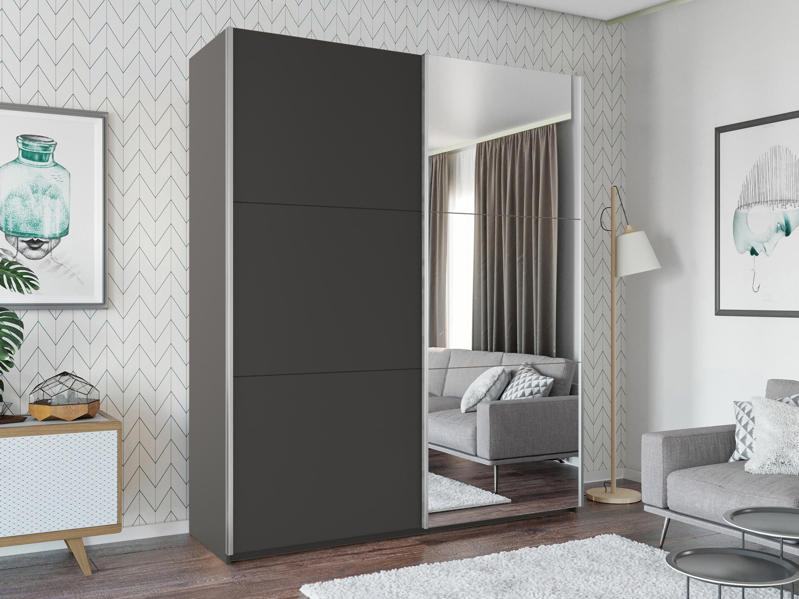 Wardrobe Honolulu 130 (Graphite)