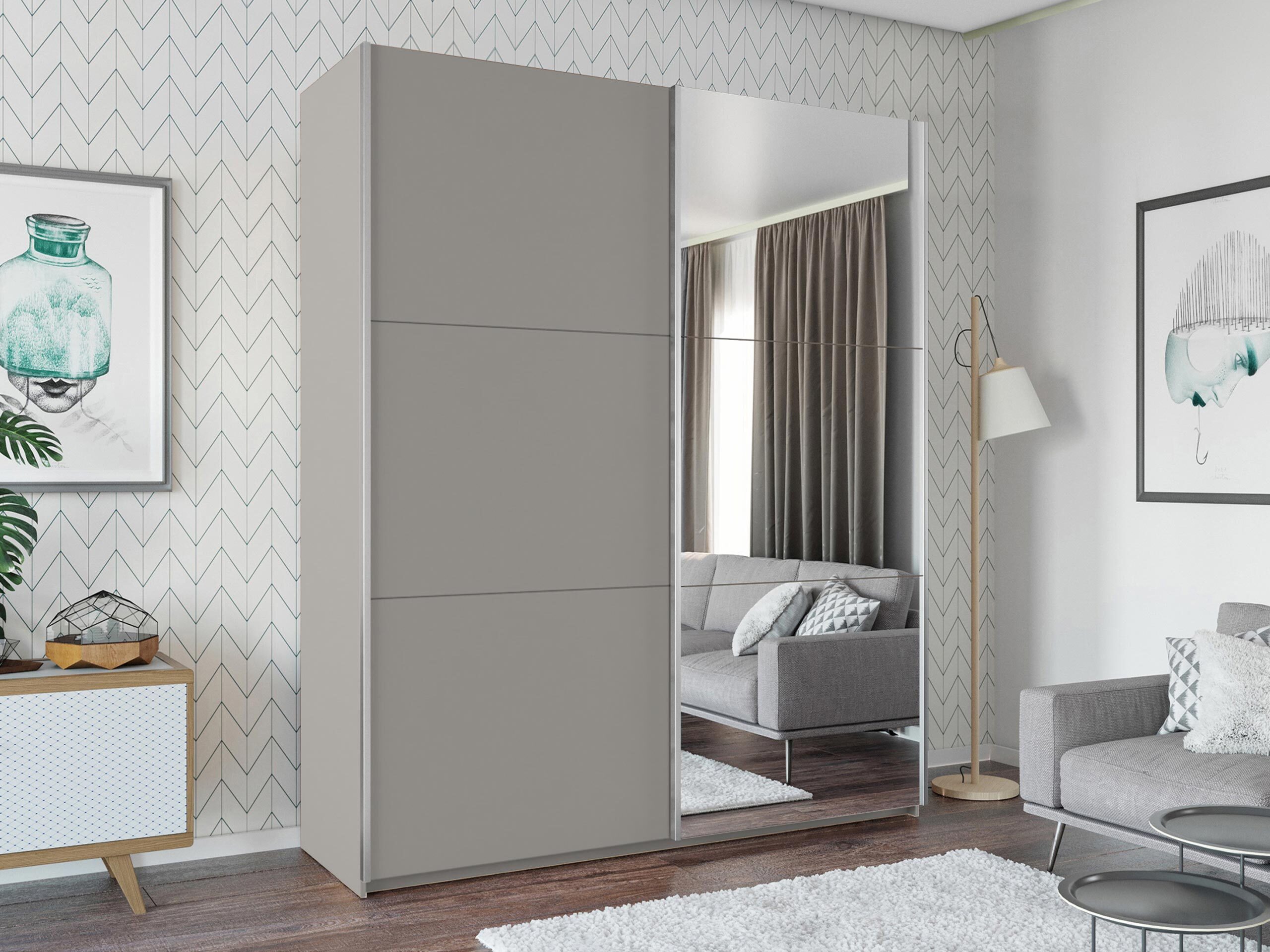 Wardrobe Honolulu 130 (Grey)