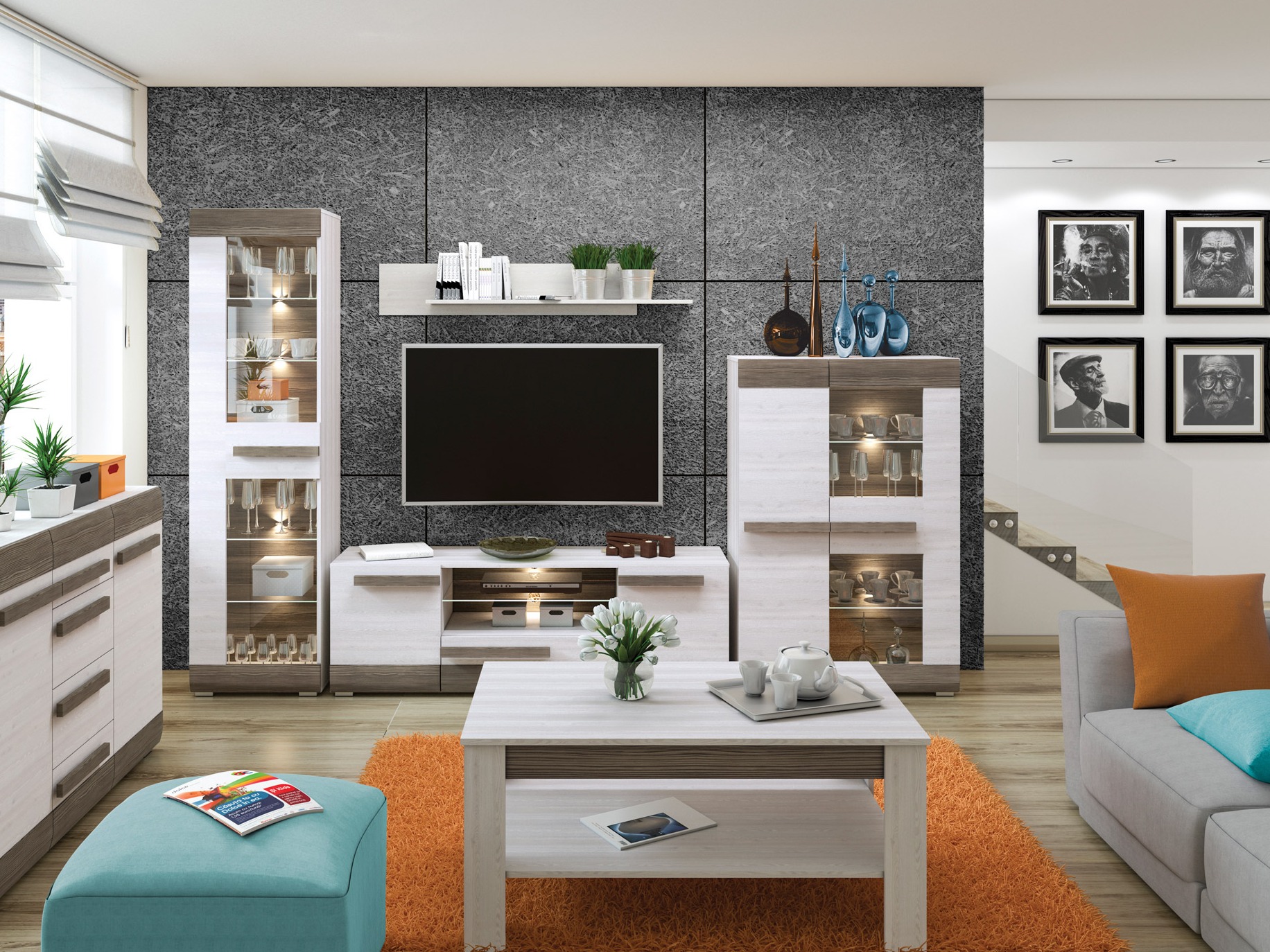 Bookcase Alcala 126