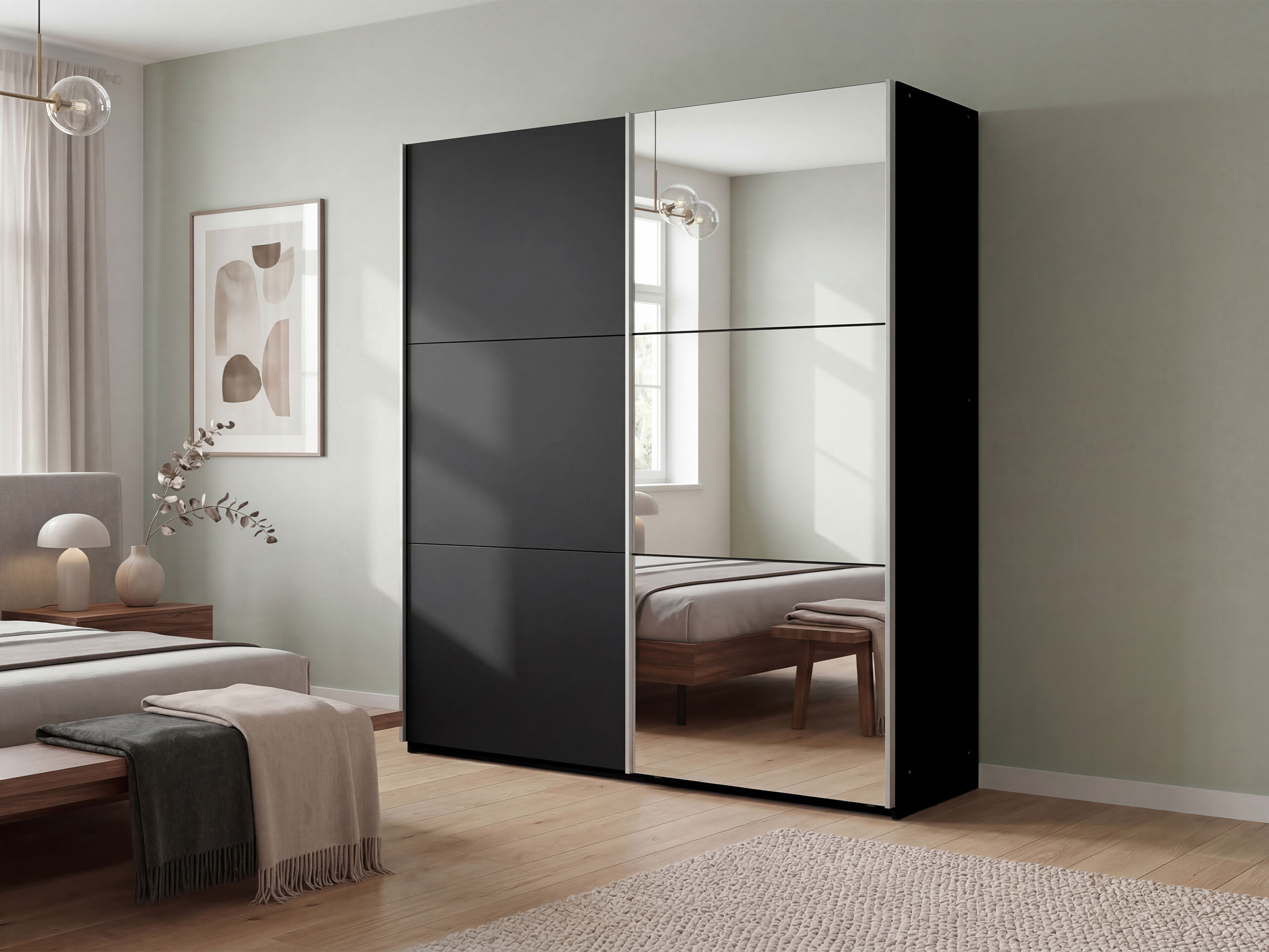 Wardrobe Honolulu 124 (Black)