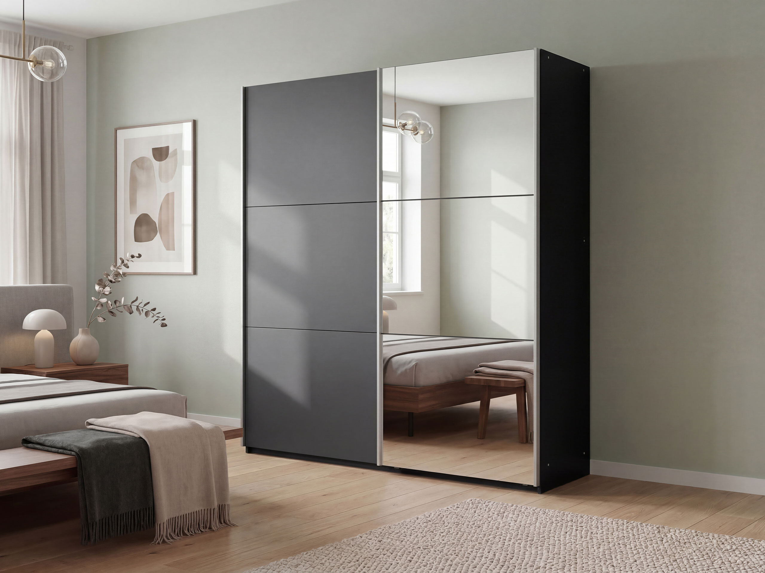 Wardrobe Honolulu 124 (Graphite)