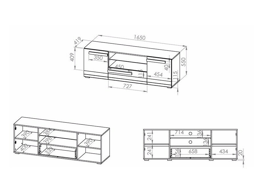 TV stand Alcala 127