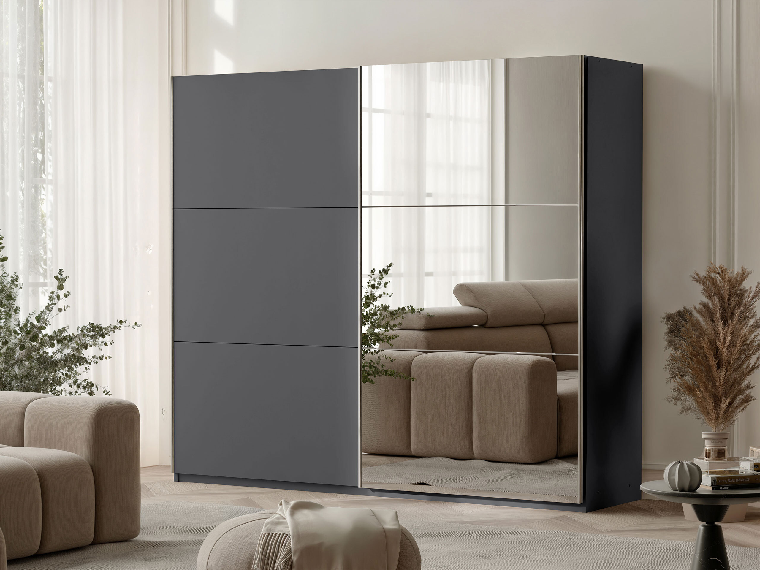 Wardrobe Honolulu 125 (Graphite)