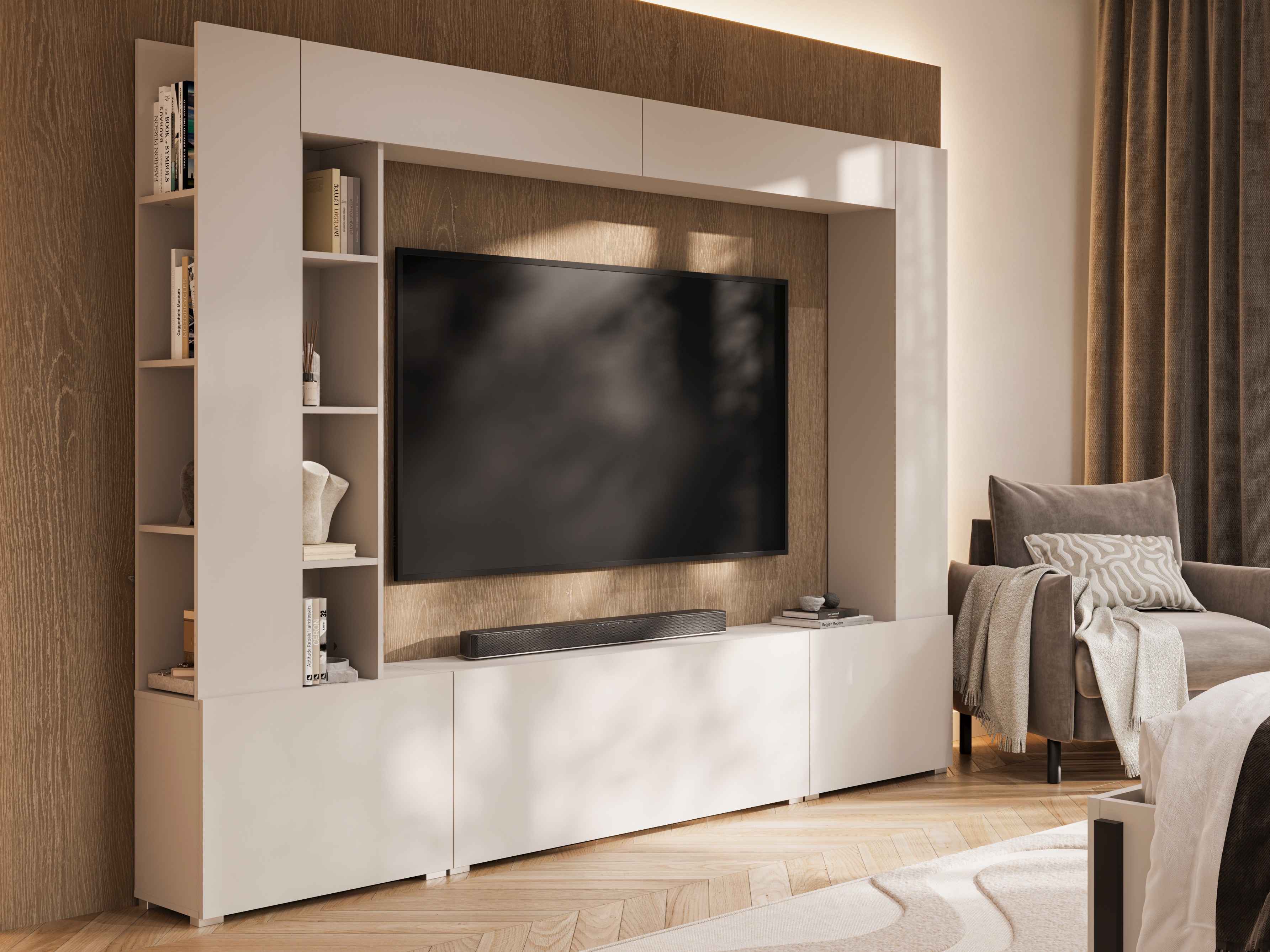 Bookcase Austin 393 (Cashmere)