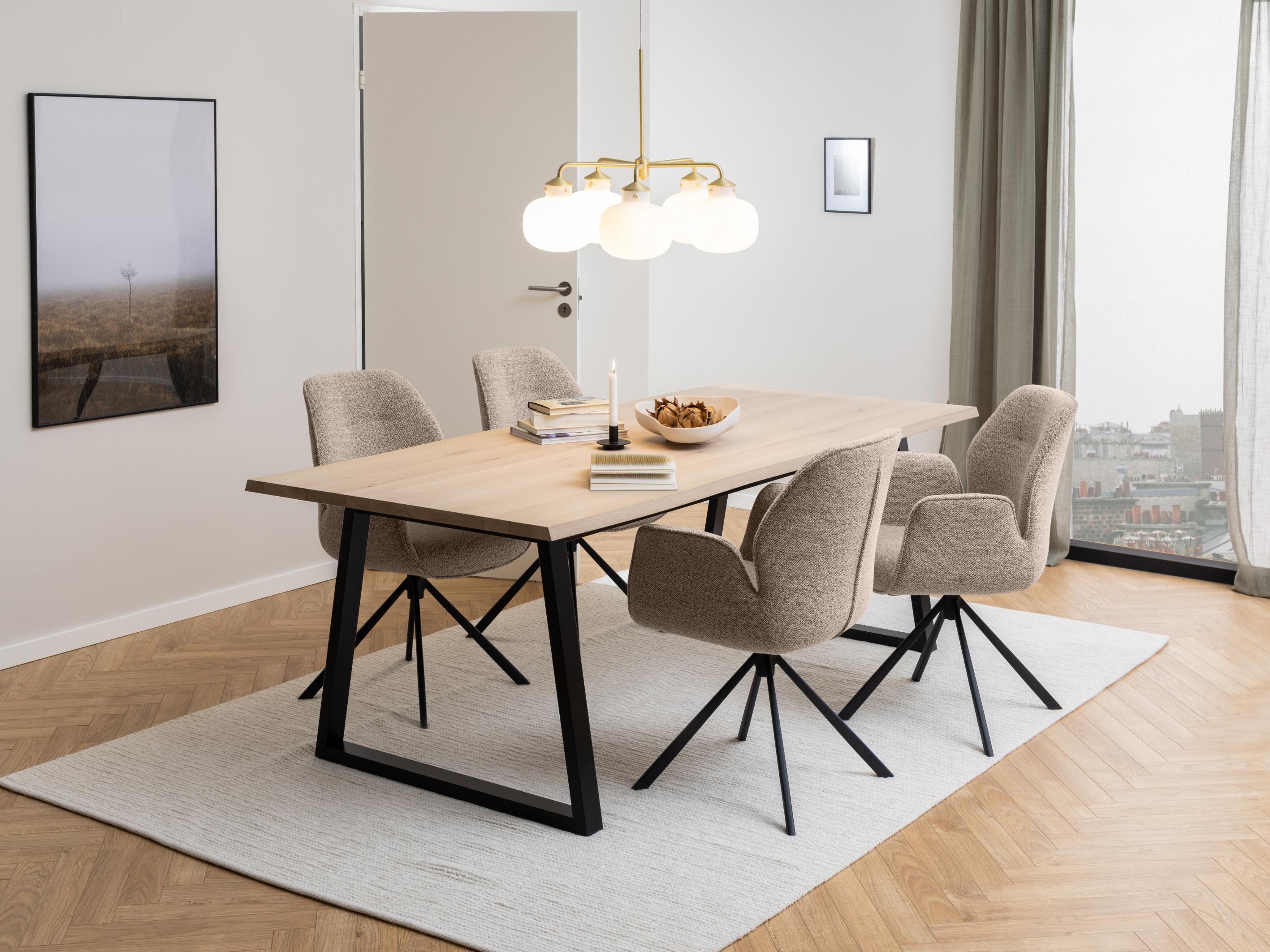 Chair Norsica 696 (Beige + Black)