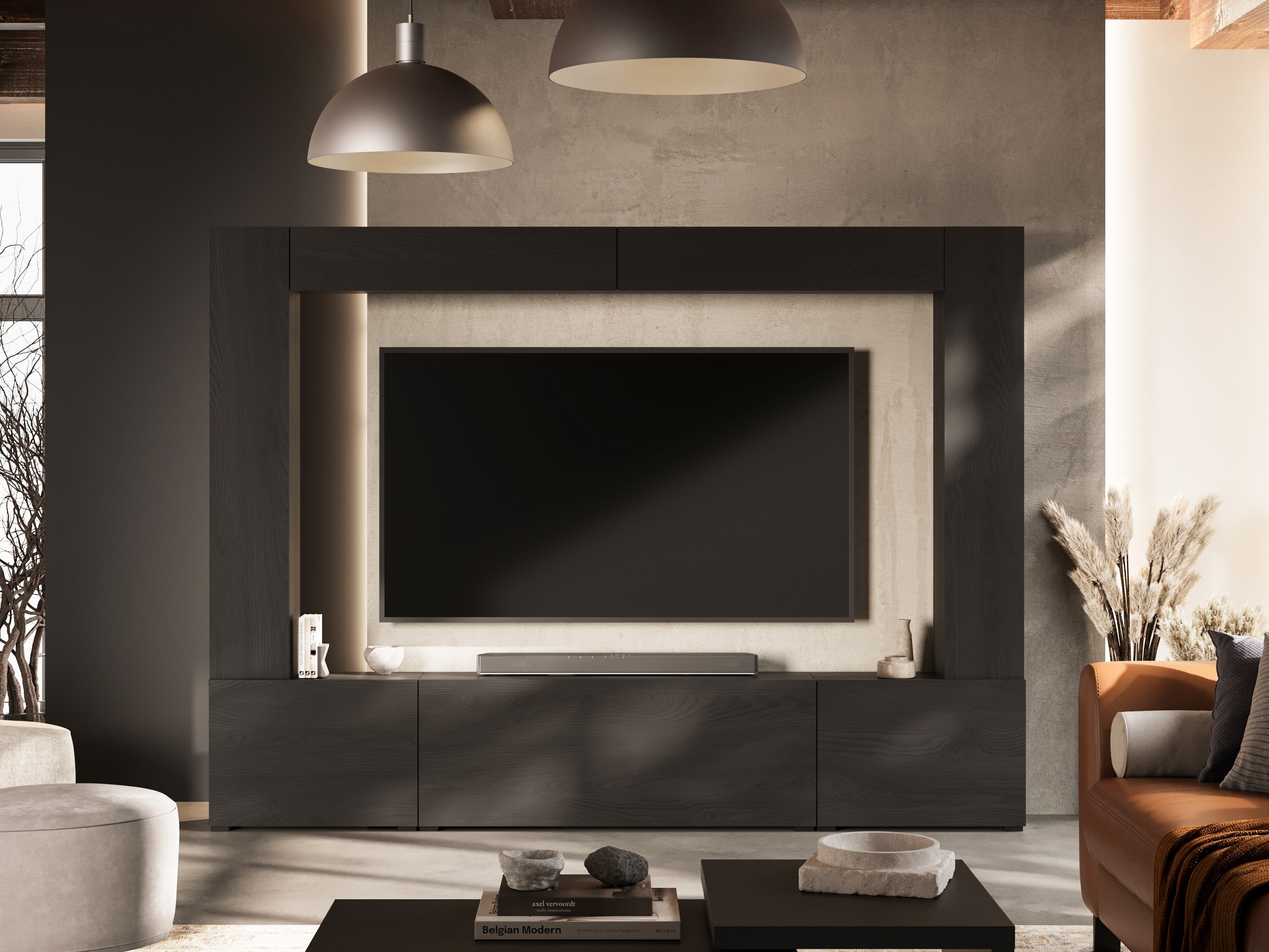 Living room set Austin 392 (Black)