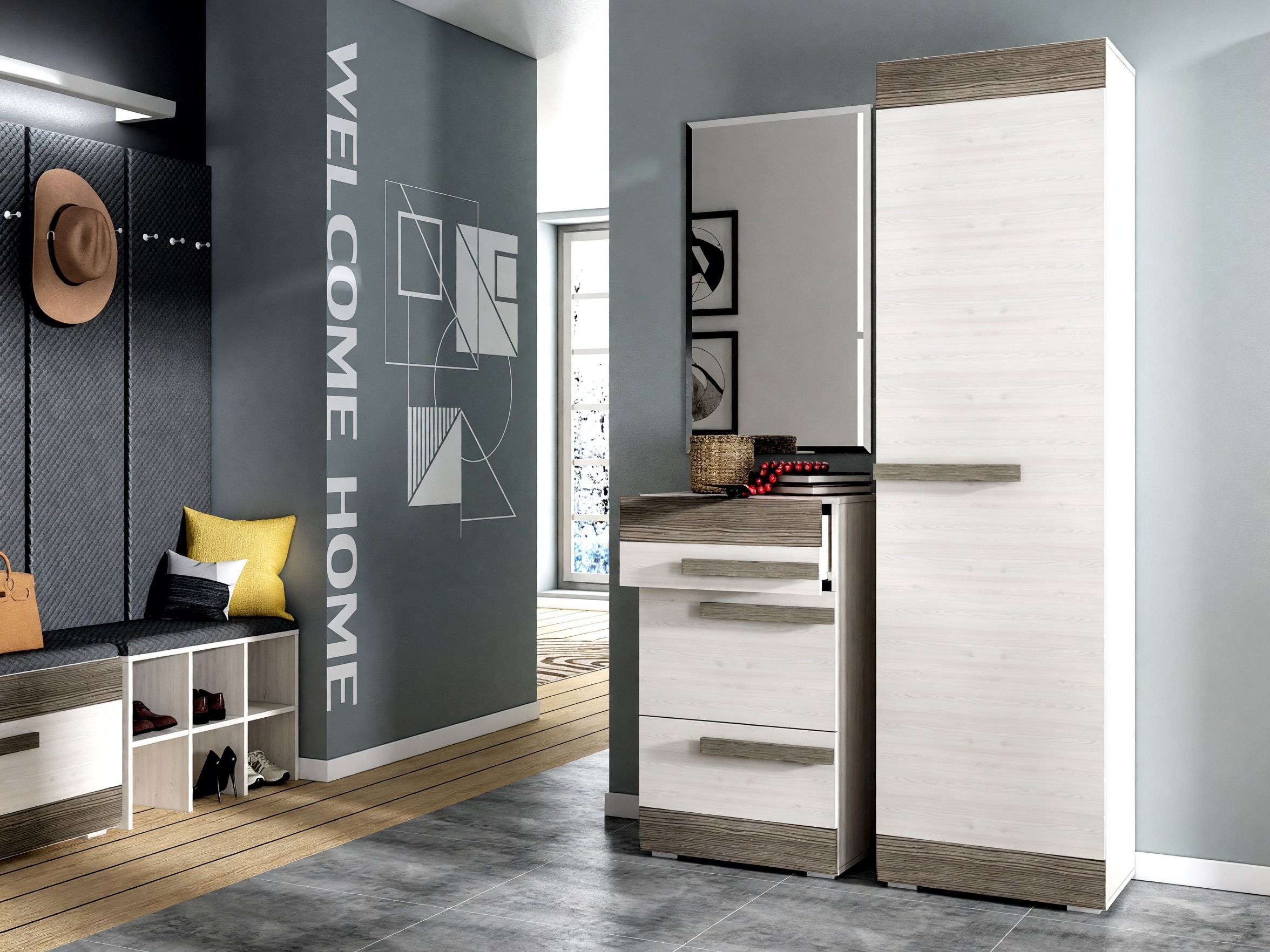 Shoe cabinet Alcala 117