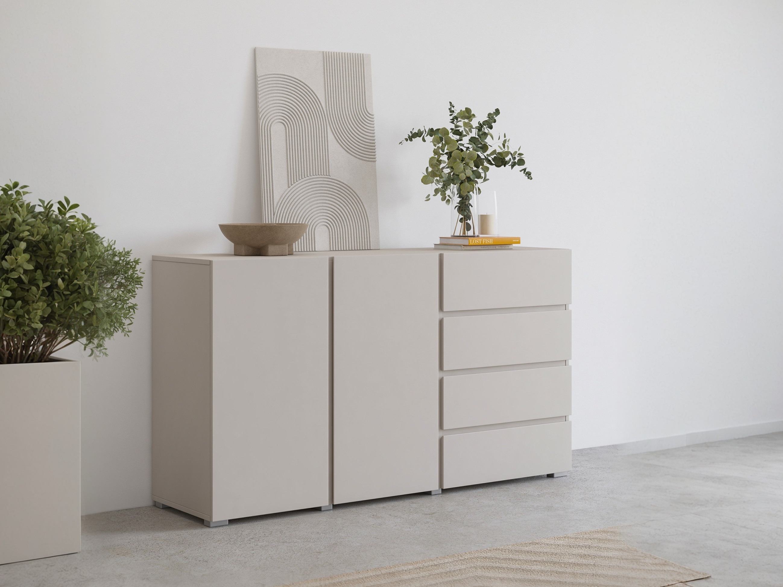Chest of drawers Elbleve 101 (Cashmere)