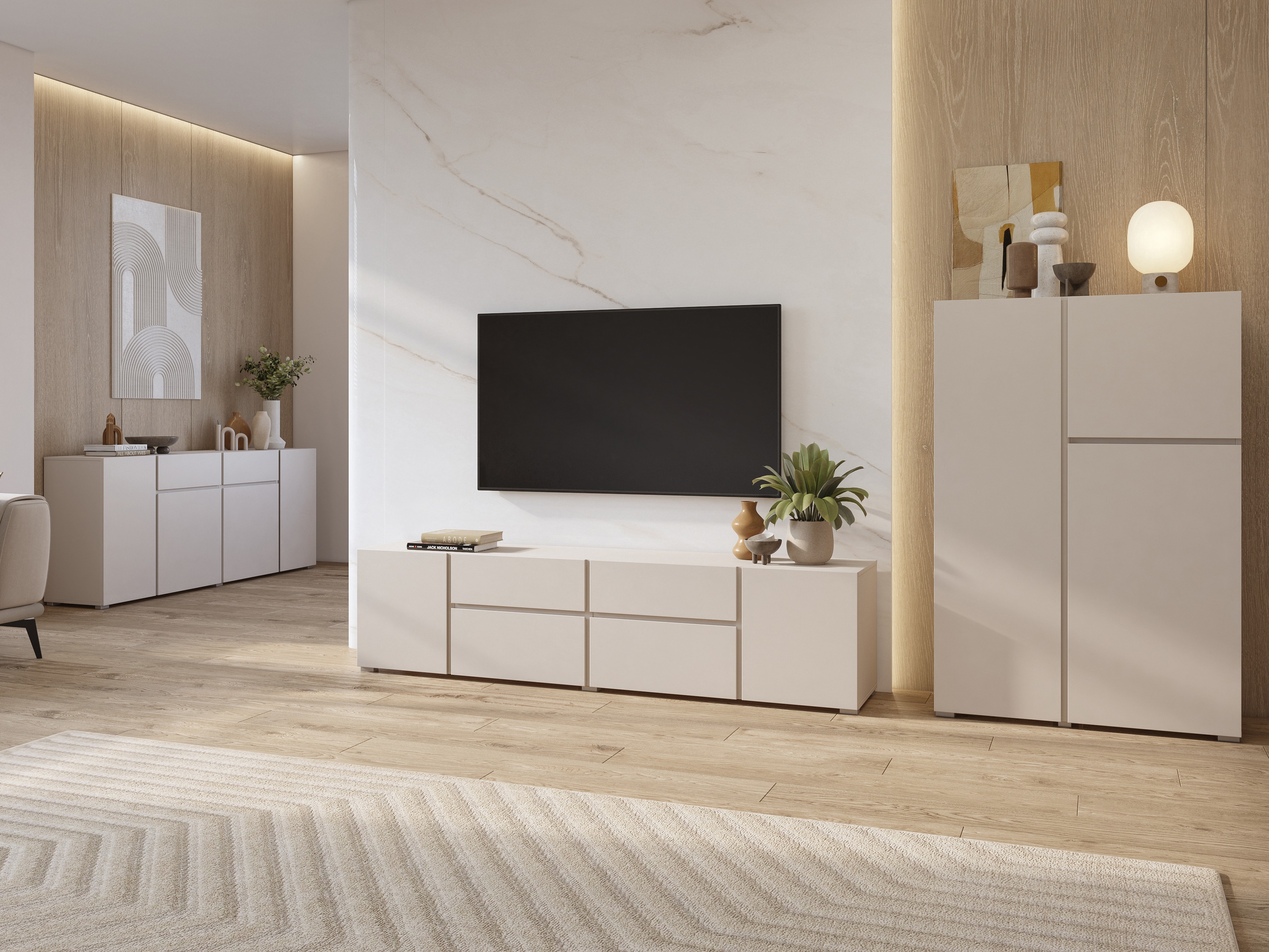 Chest of drawers Elbleve 103 (Cashmere)