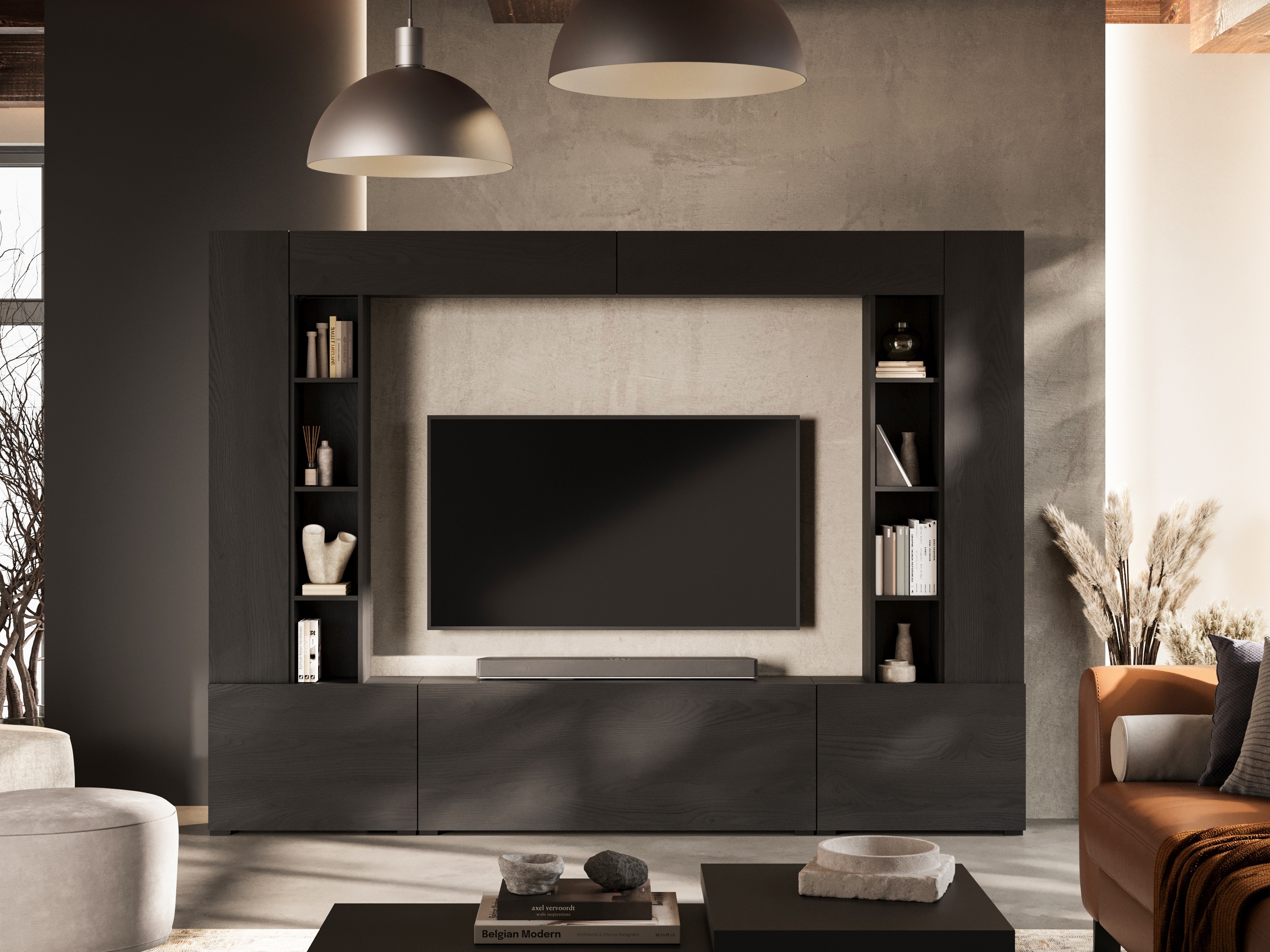 Living room set Austin 392 (Black)