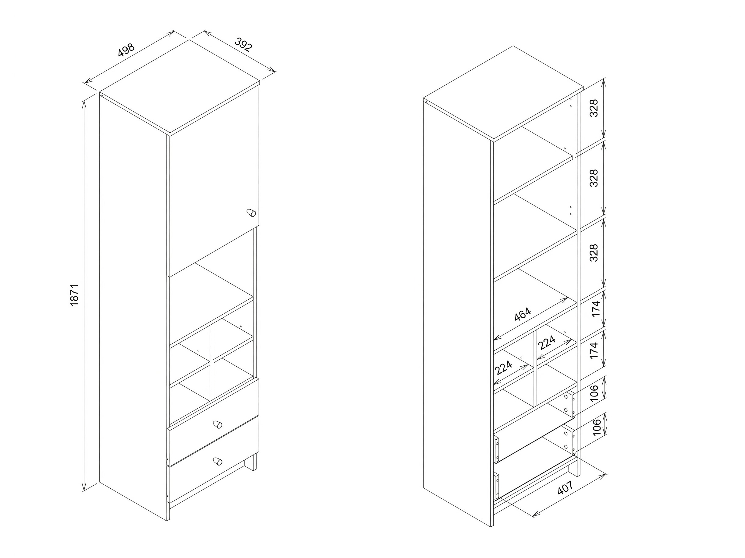 Bookcase Morsevi 103