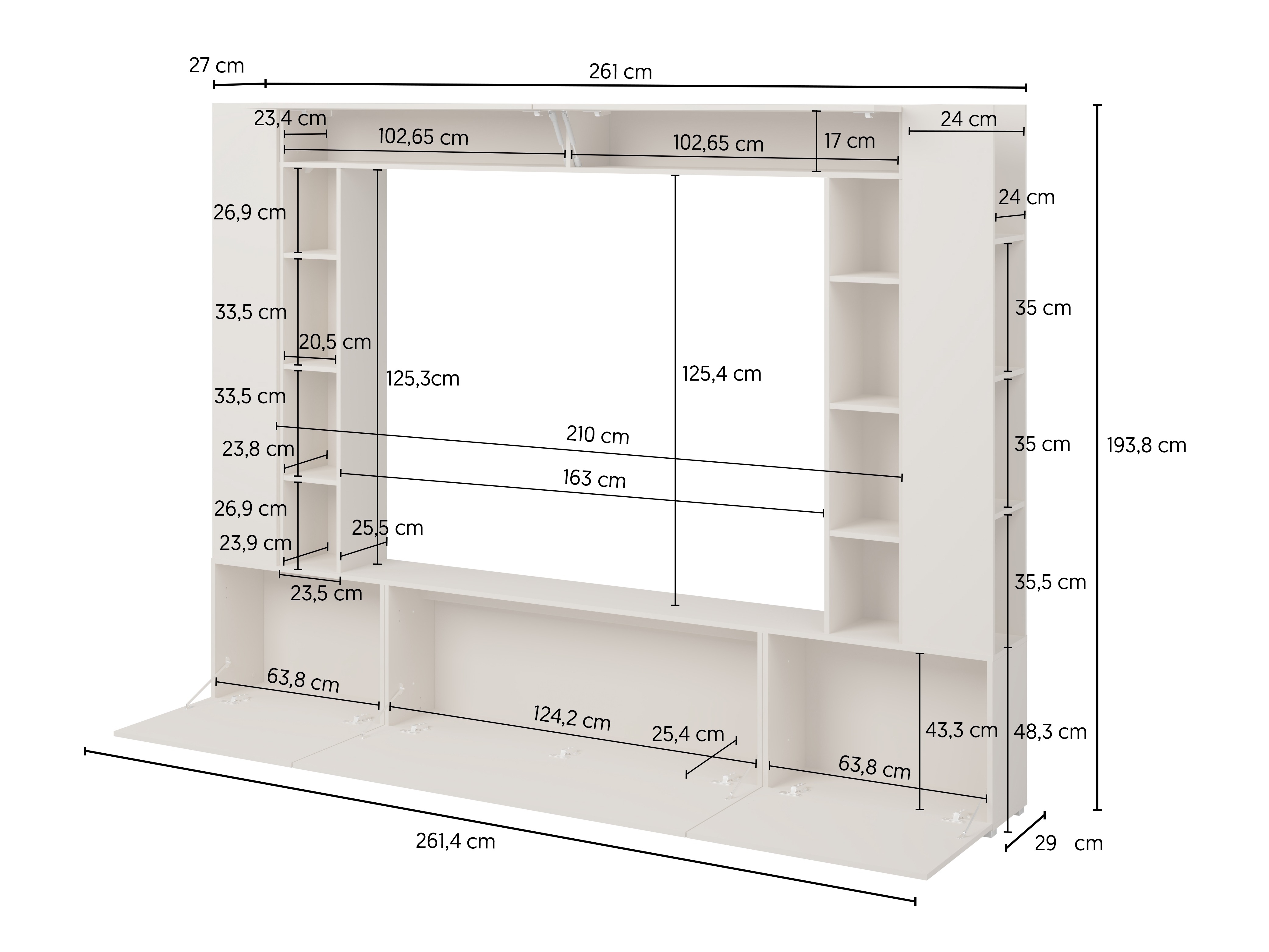 Living room set Austin 395 (Walnut)