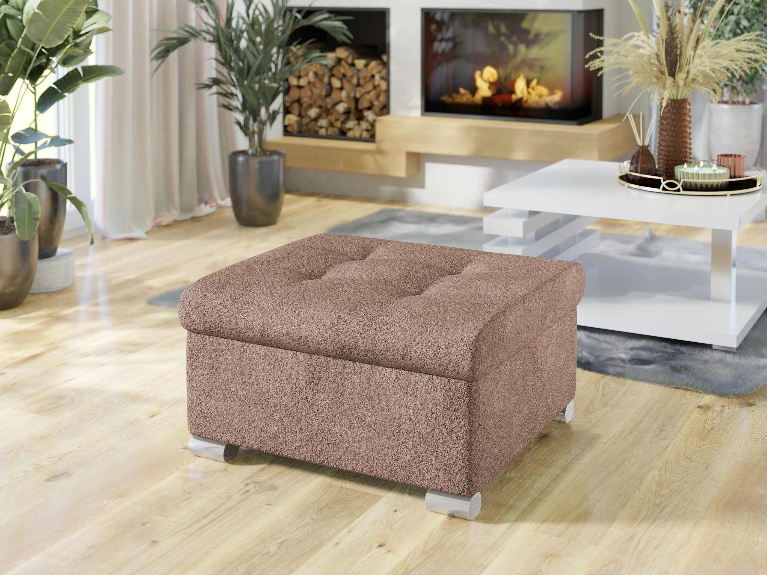 Ottoman Comfivo Gemma (Coral 45)