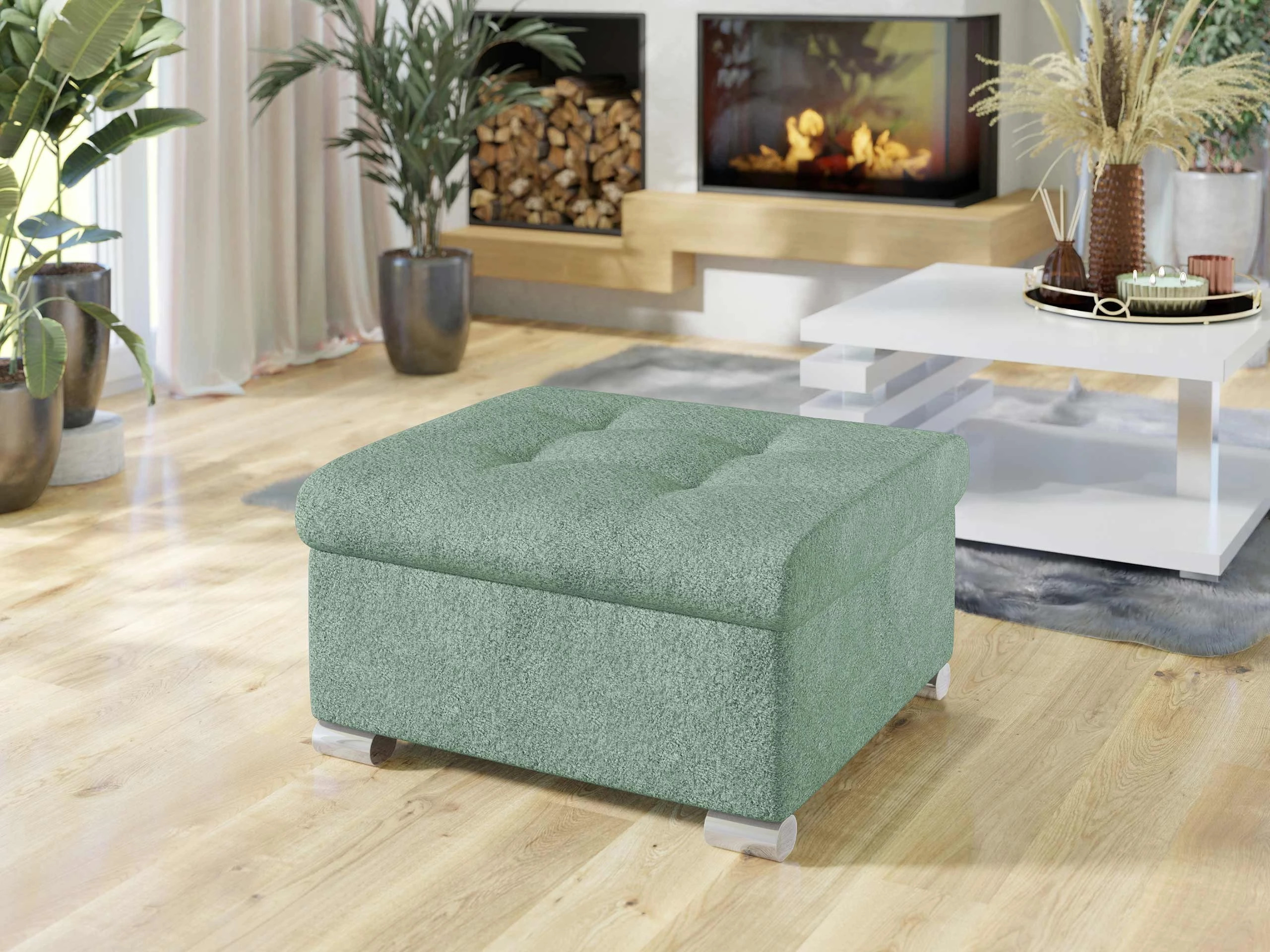 Ottoman Comfivo Gemma (Coral 55)