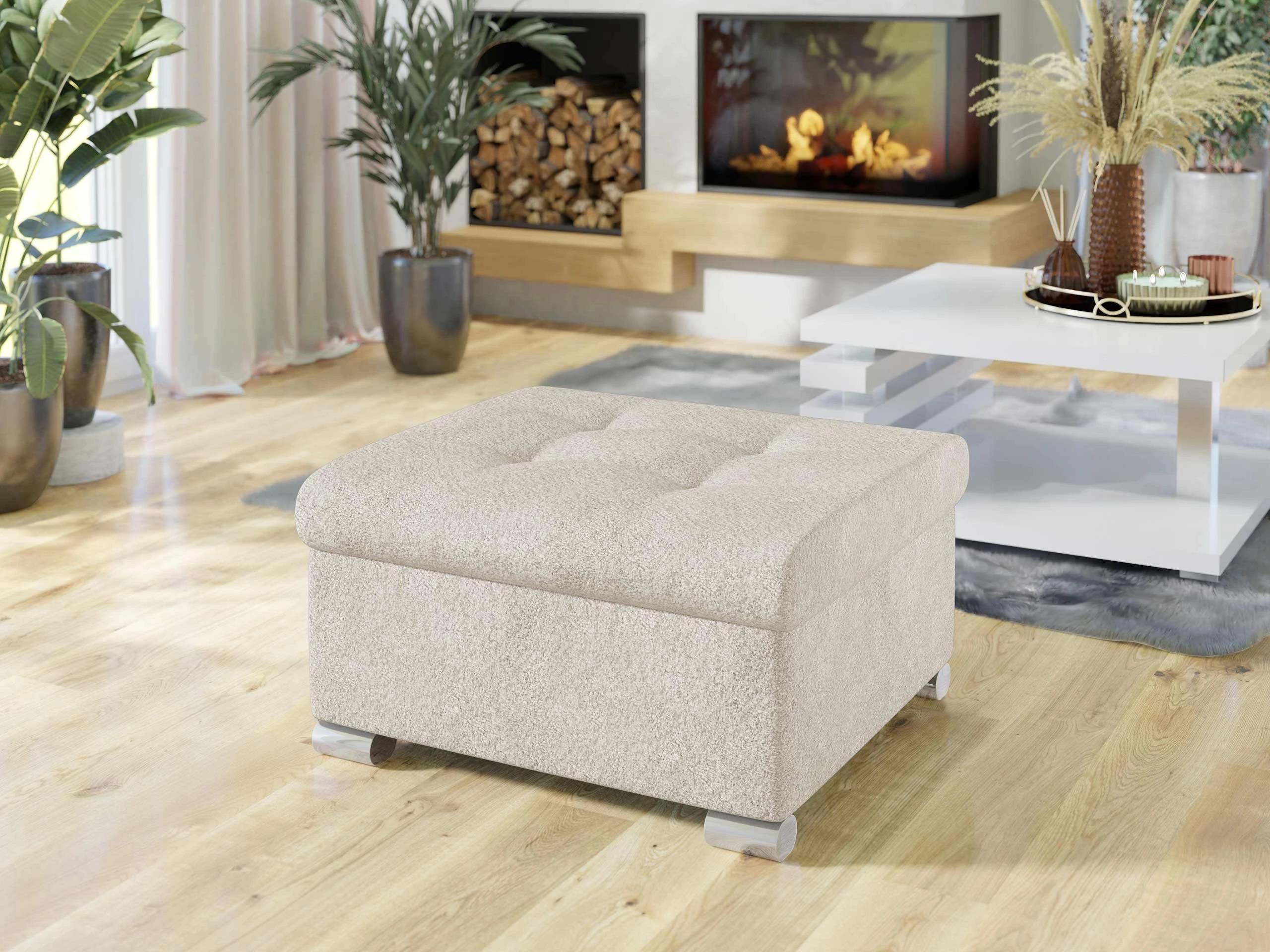 Ottoman Comfivo Gemma (Coral 65)