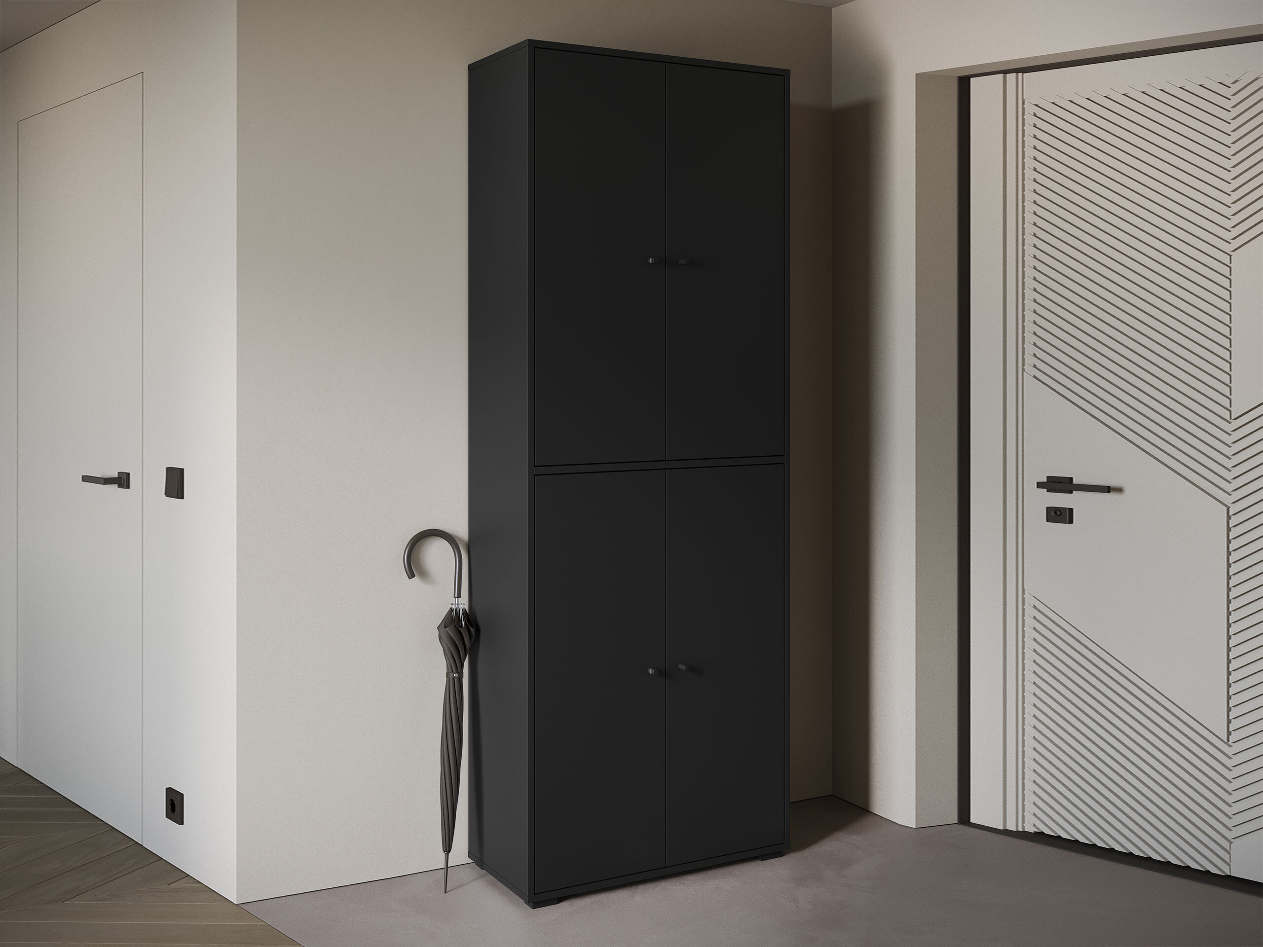 Bookcase Sarasota 197 (Black)