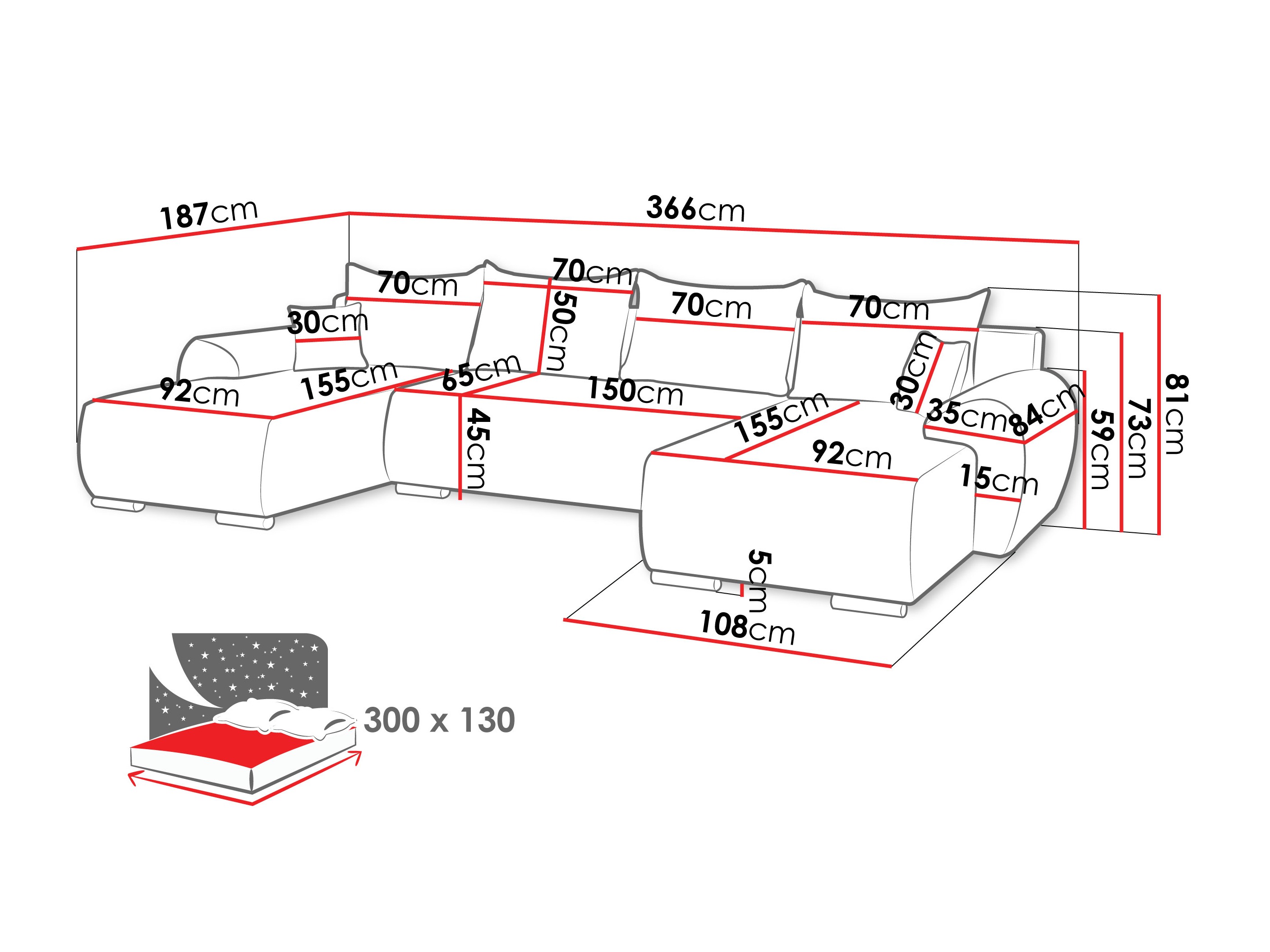 Corner sofa Camden 111 (Ambience 02)