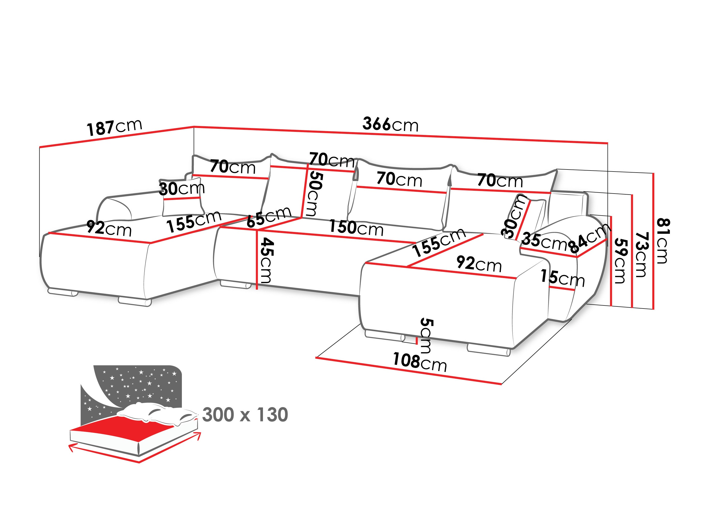 Corner sofa Camden 111 (Ambience 03)