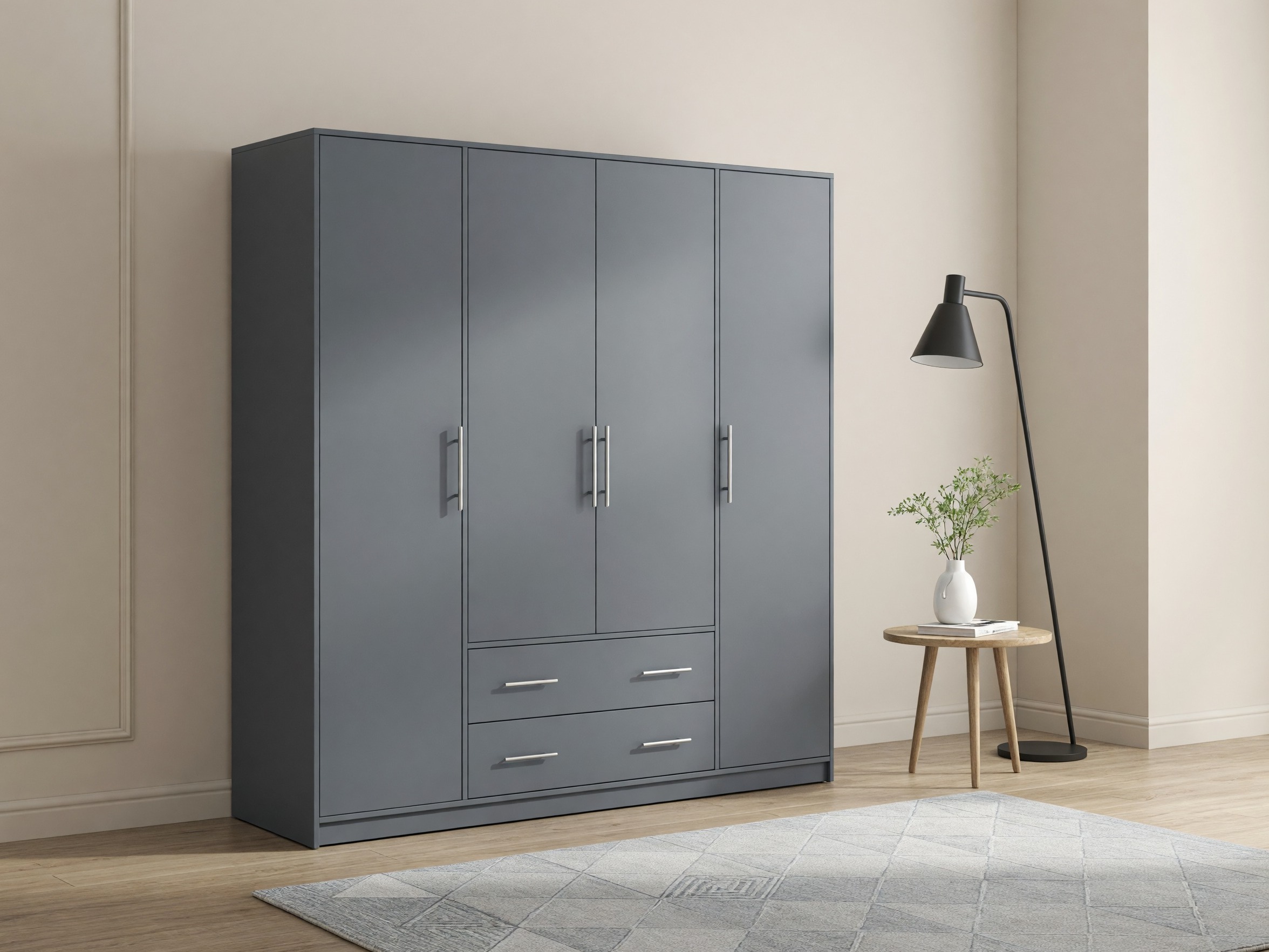 Wardrobe Cavmero 100 (Anthracite)