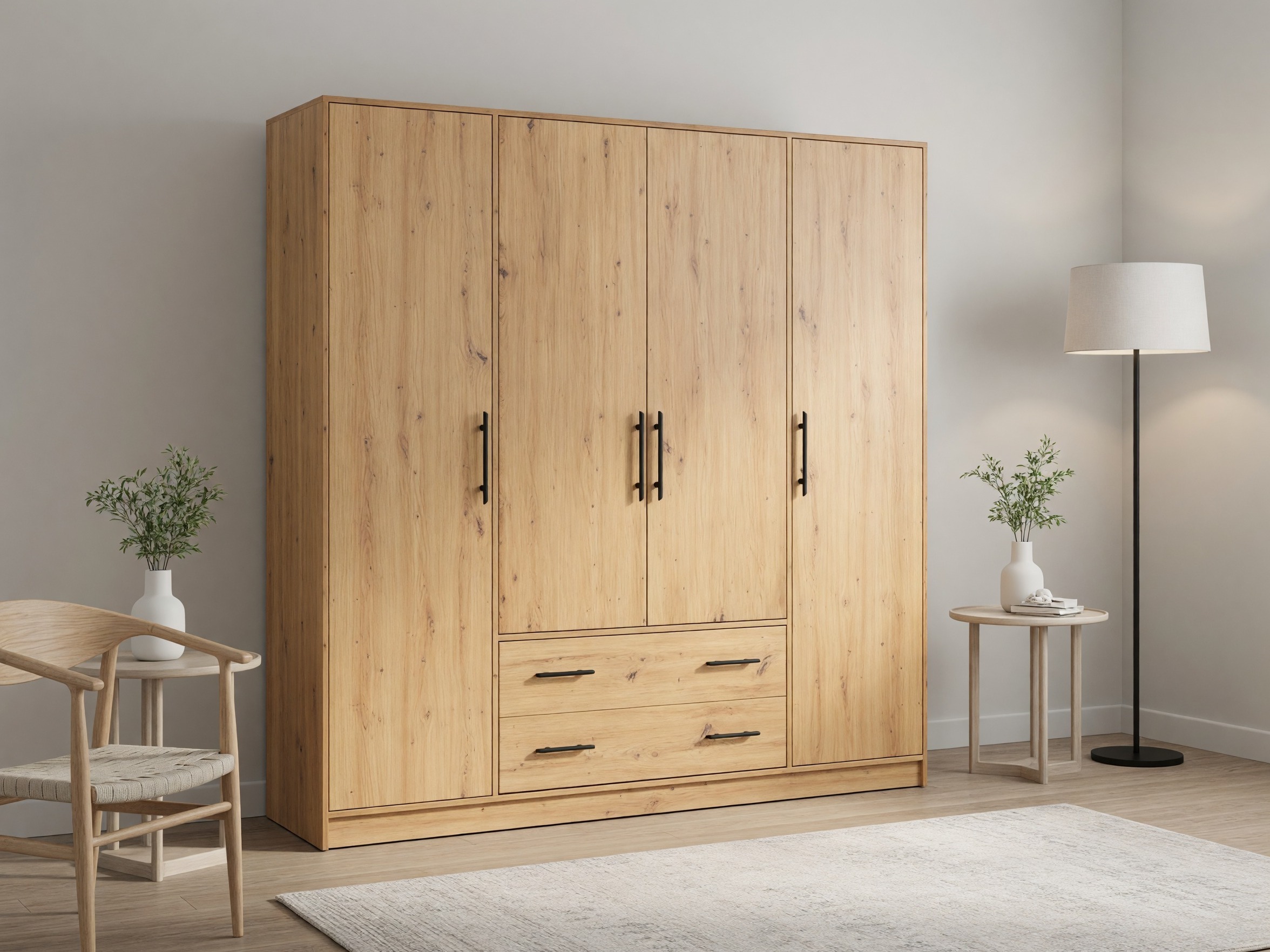 Wardrobe Cavmero 100 (Artisan oak)