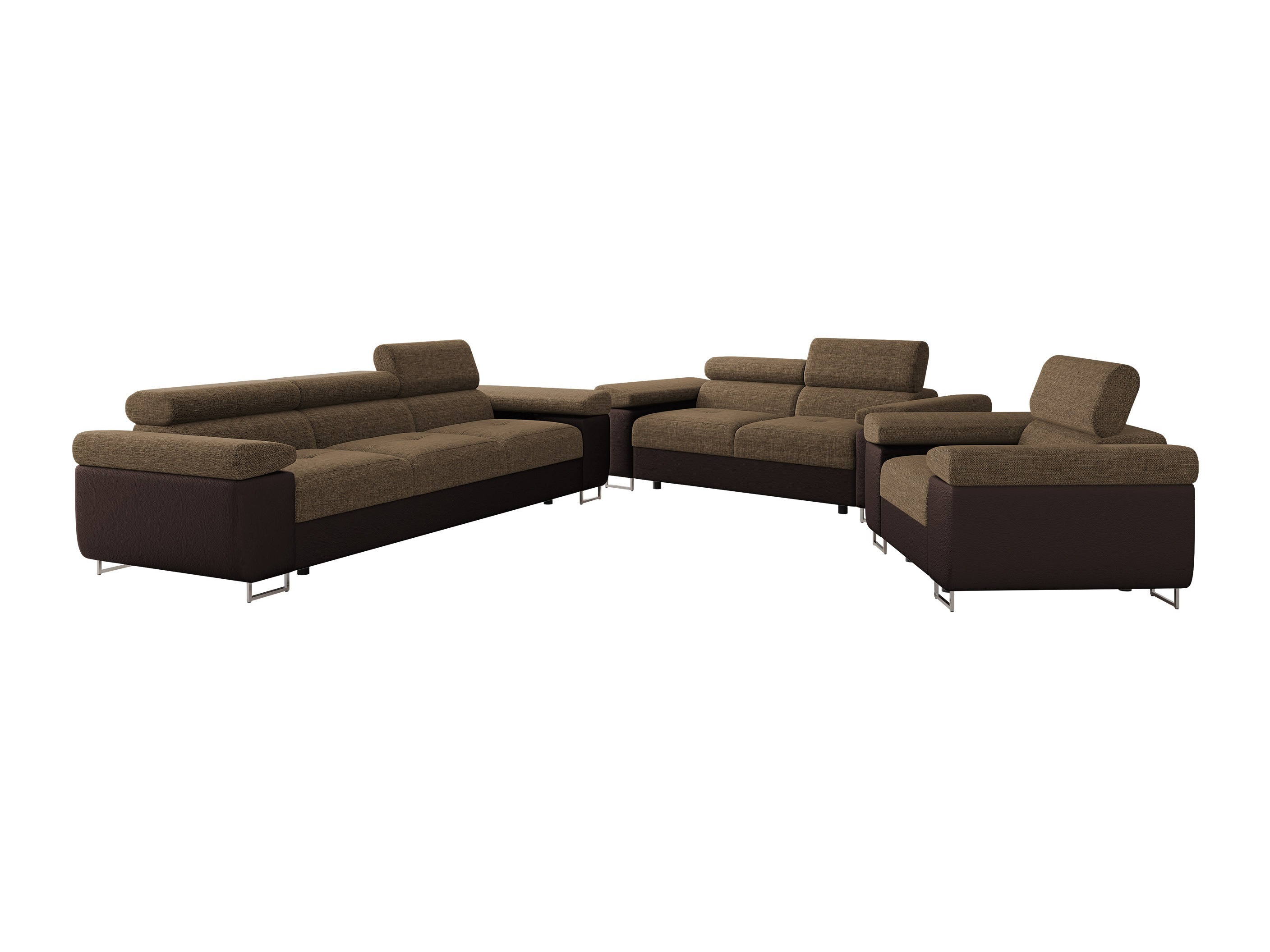 Upholstered furniture set Comfivo Vinetum (Soft 066 + Lux 03)