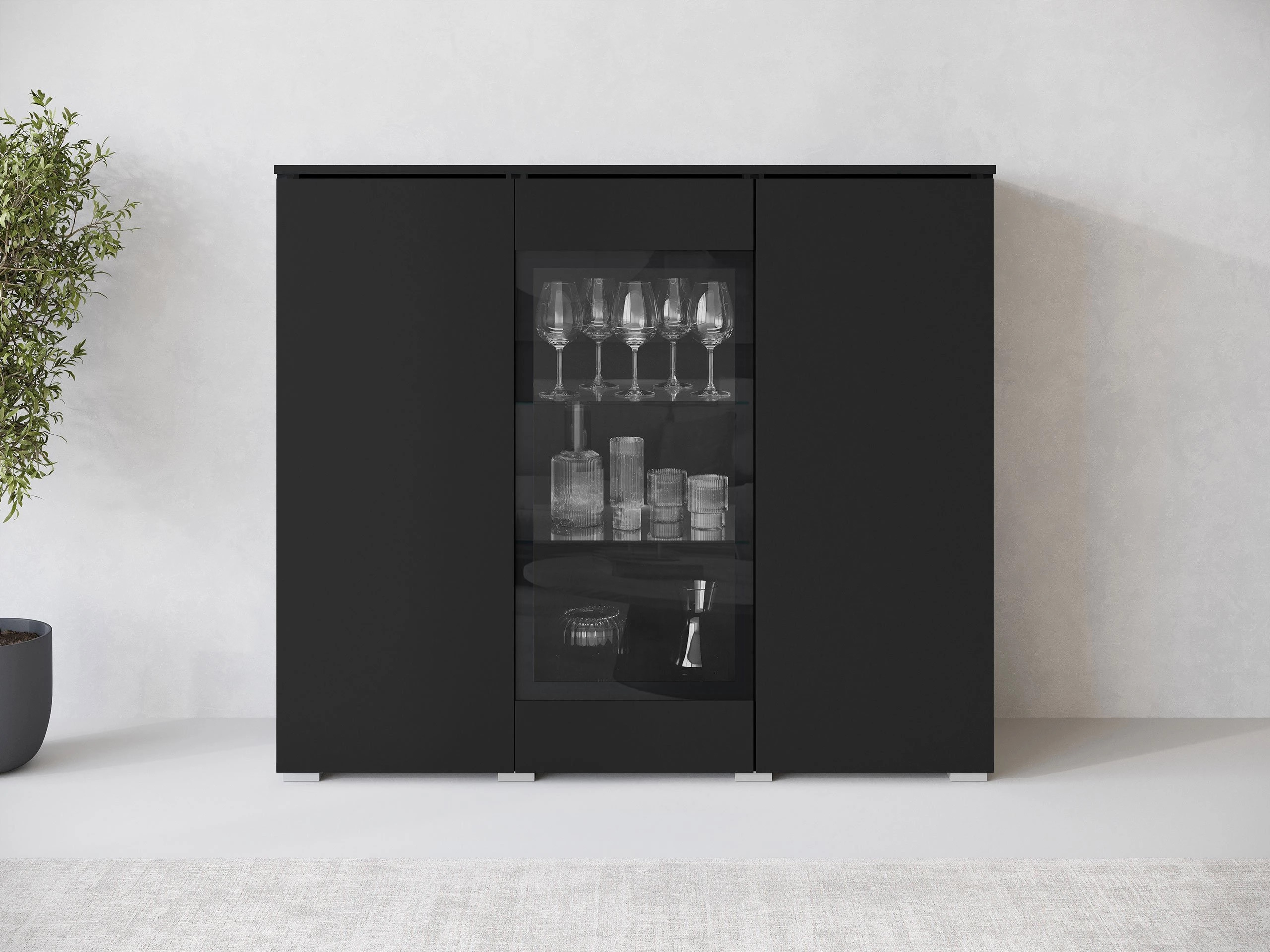 Sideboard Mirfivo 103 (Graphite)