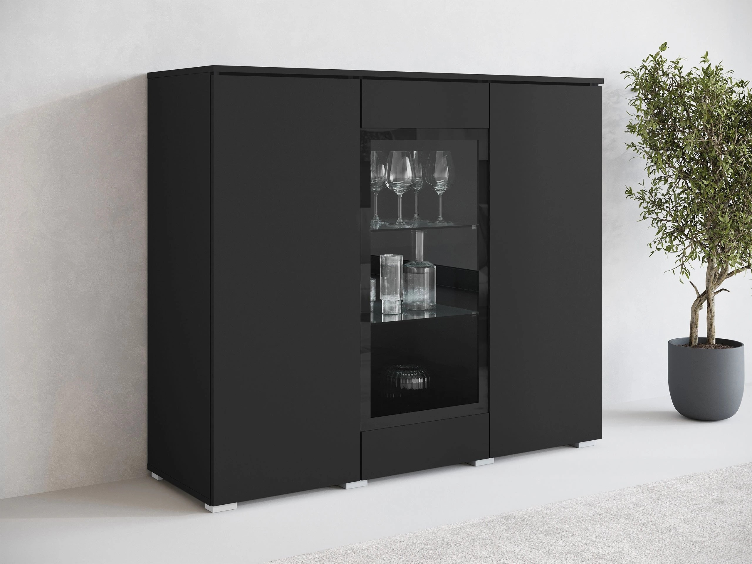Sideboard Mirfivo 103 (Graphite)