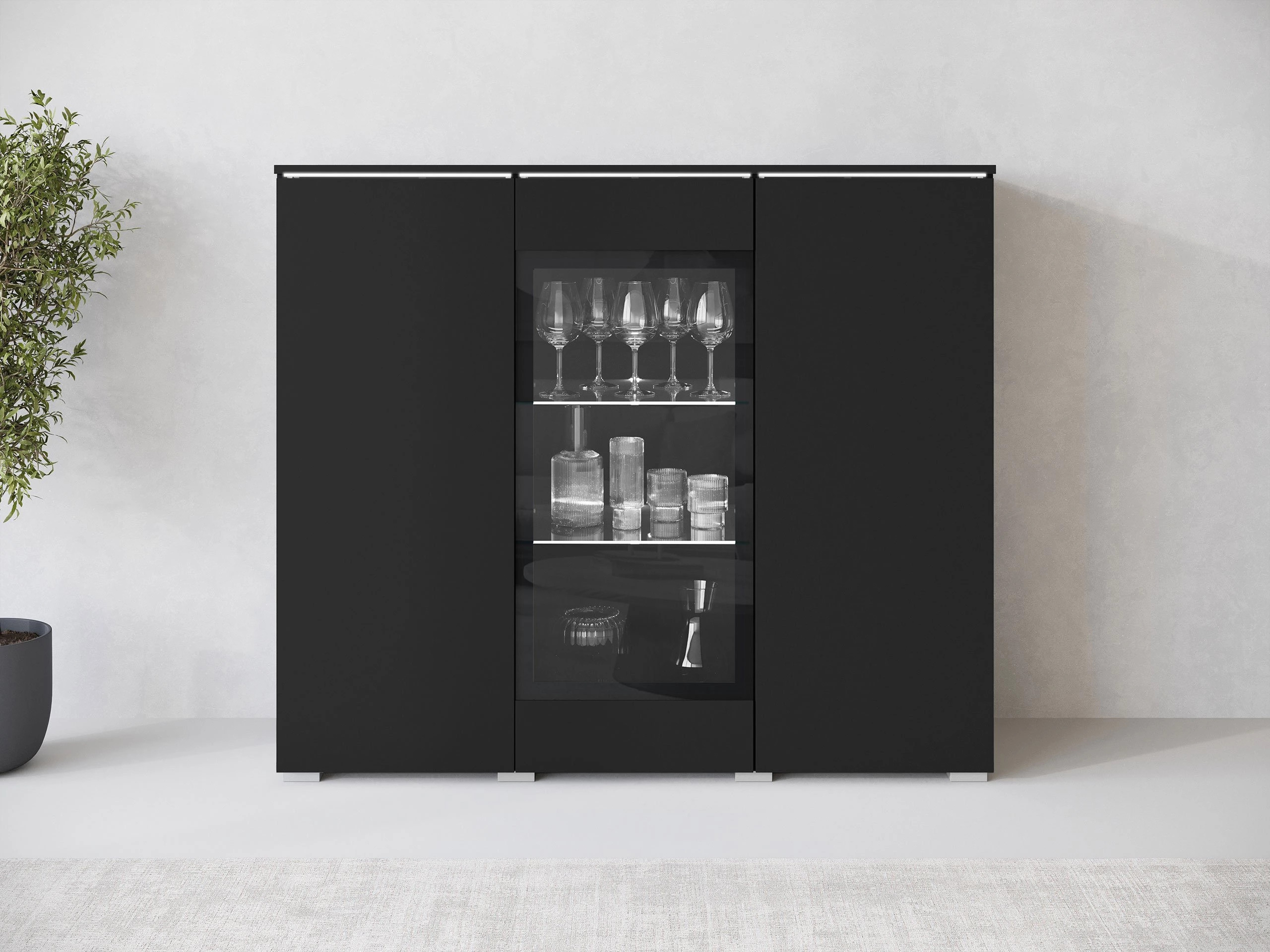 Sideboard Mirfivo 103 (Graphite)