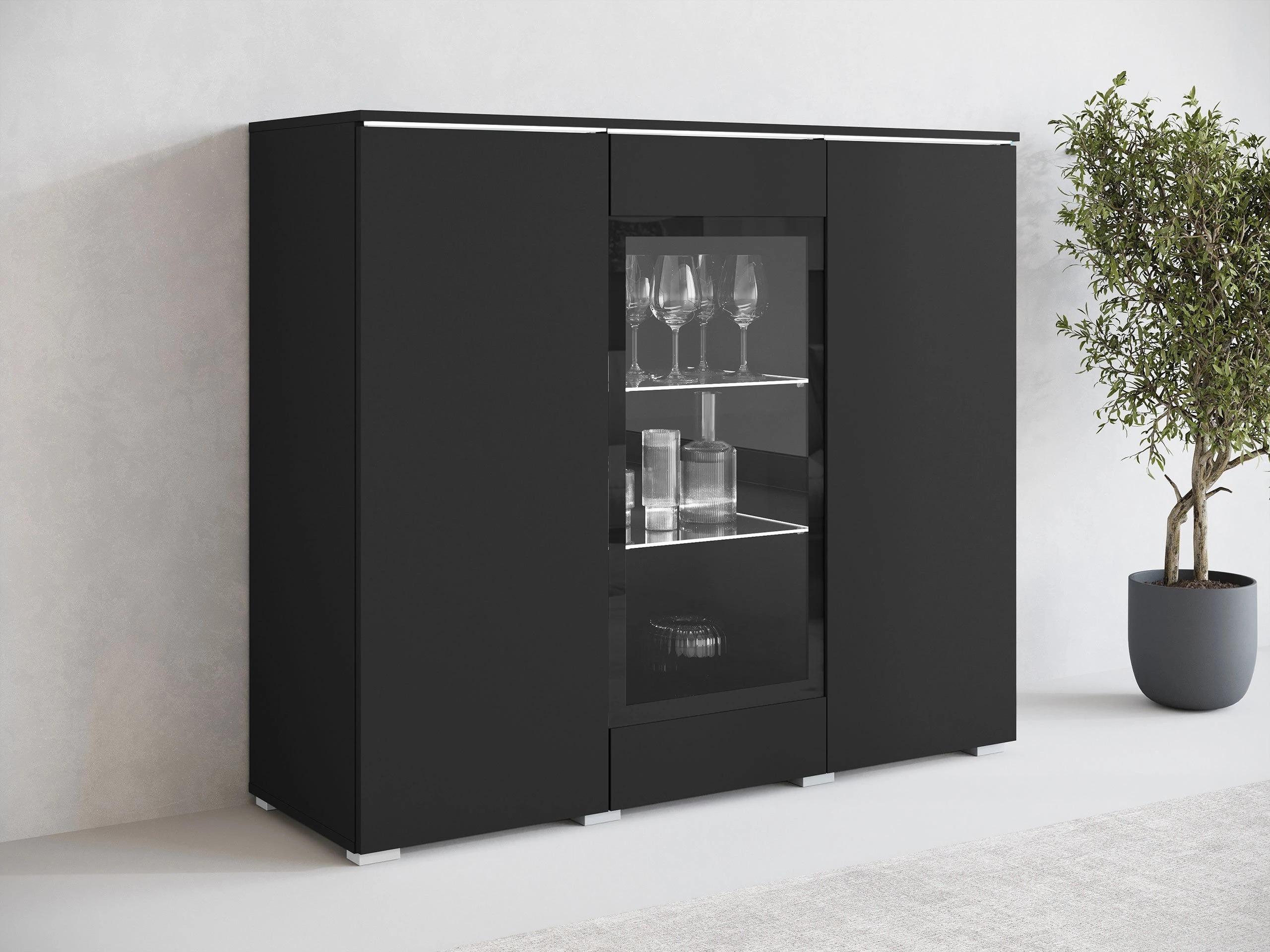 Sideboard Mirfivo 103 (Graphite)