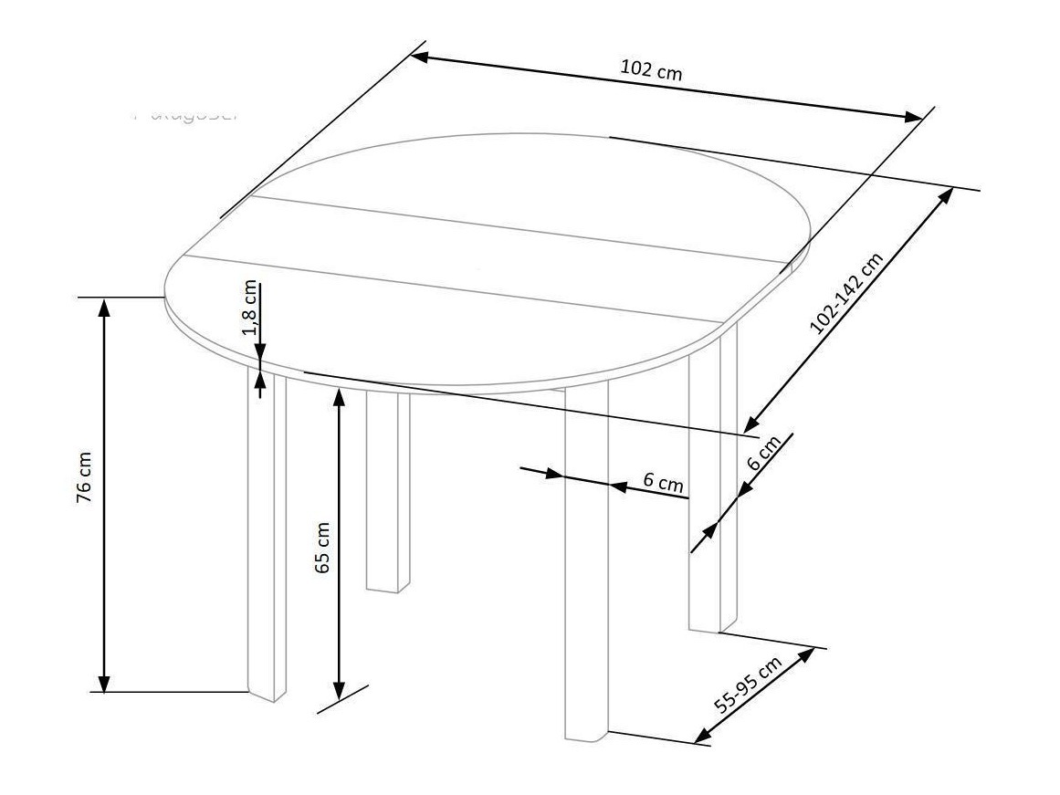 Table Houston 961 (Cashmere)