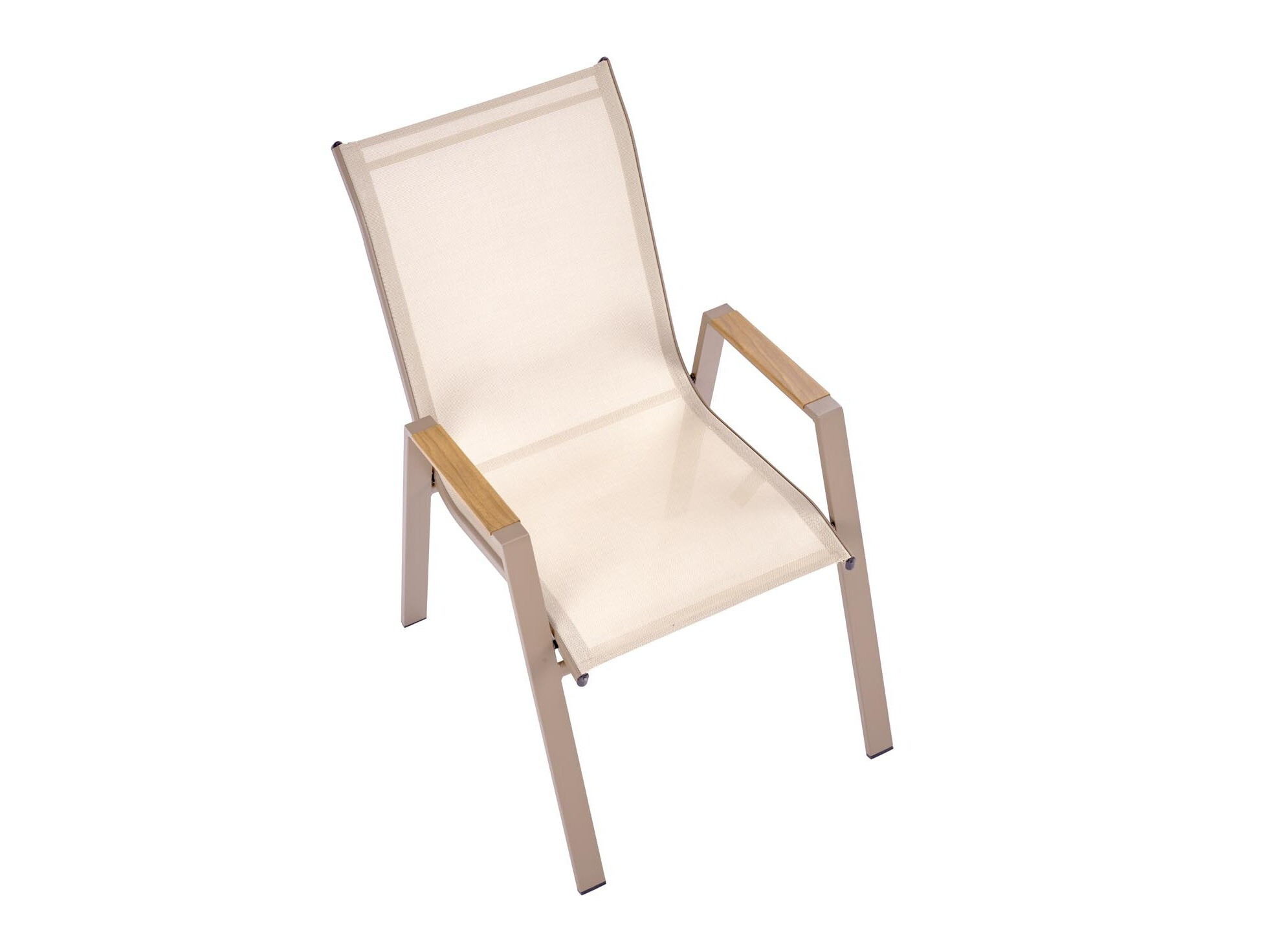 Outdoor chair Houston 2140 (Beige + Cappuccino)