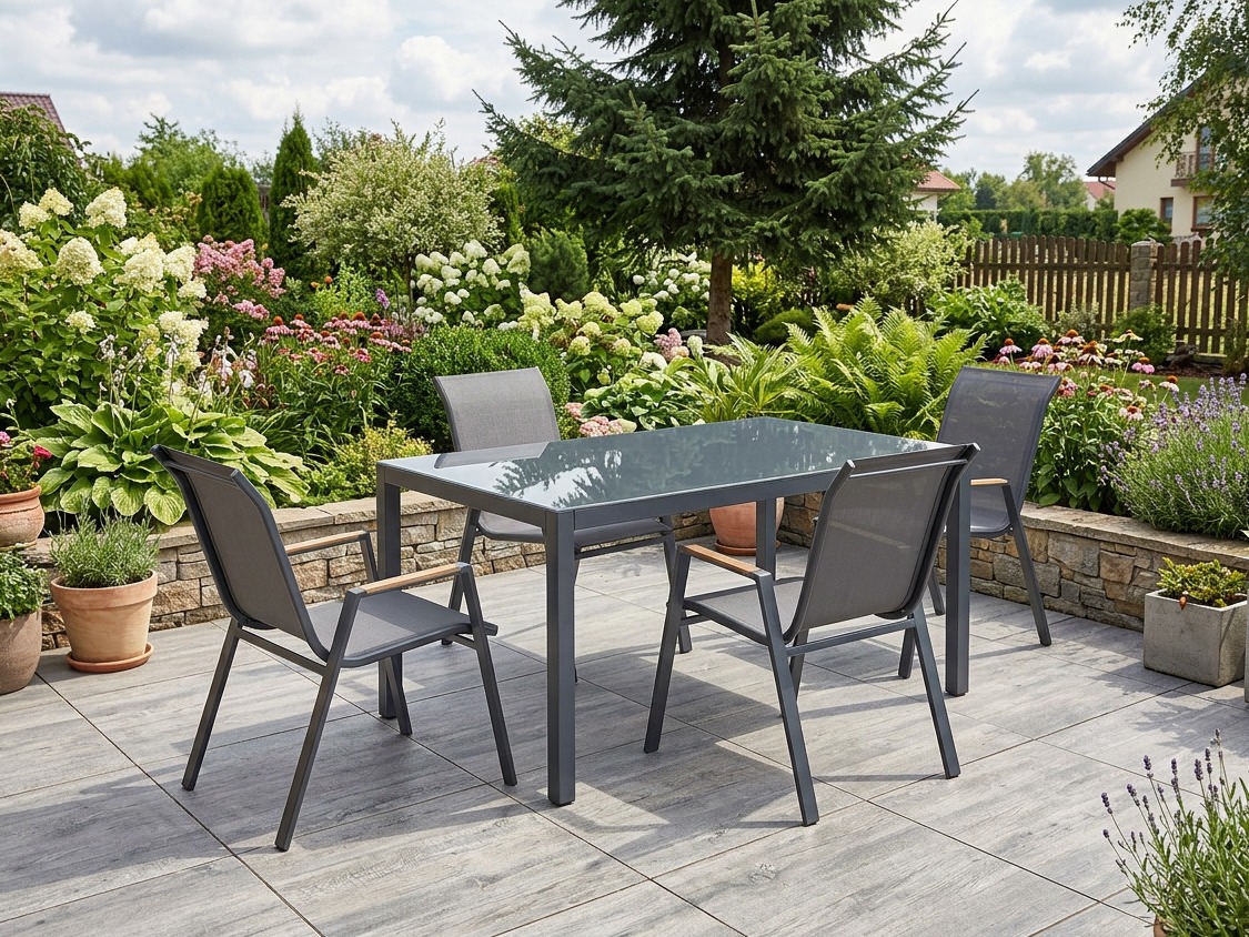 Outdoor chair Houston 2140 (Grey + Anthracite)