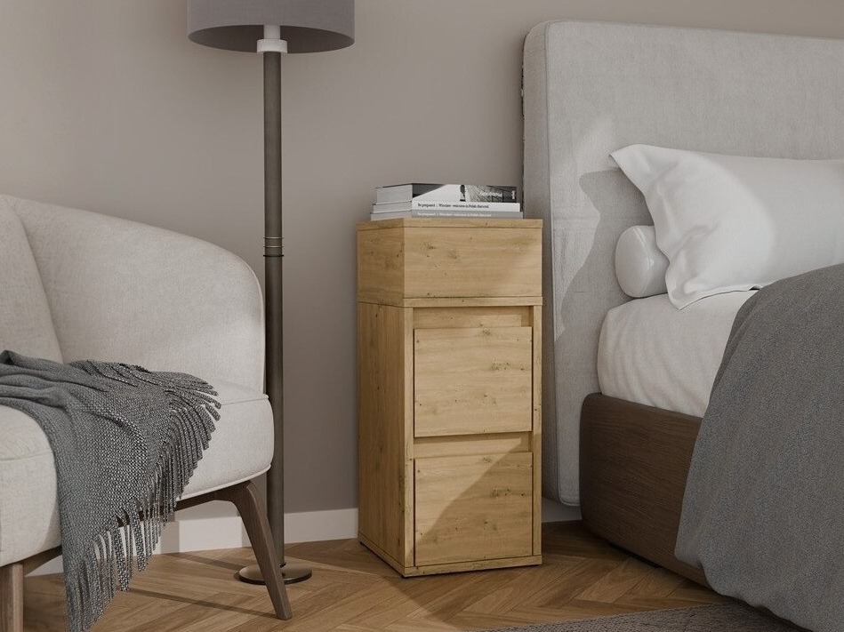 Bedside table Mandeville 373 (Artisan oak)