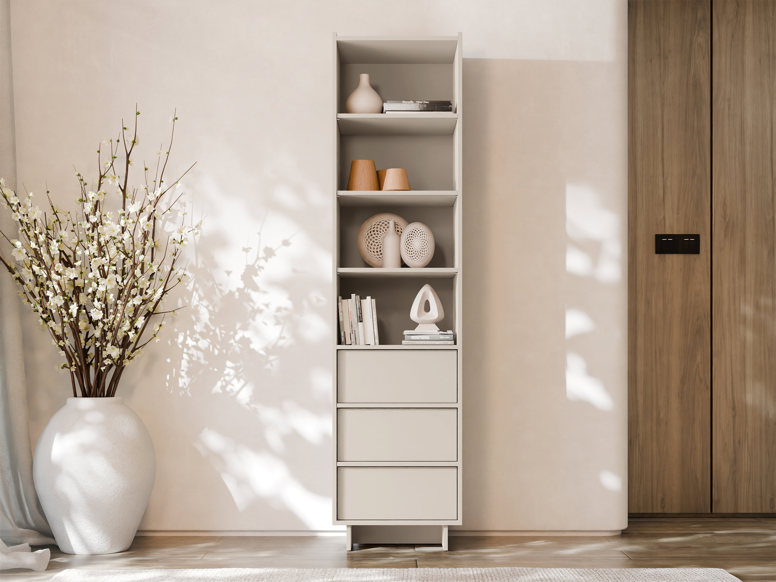 Bookcase Pirum (Cashmere)