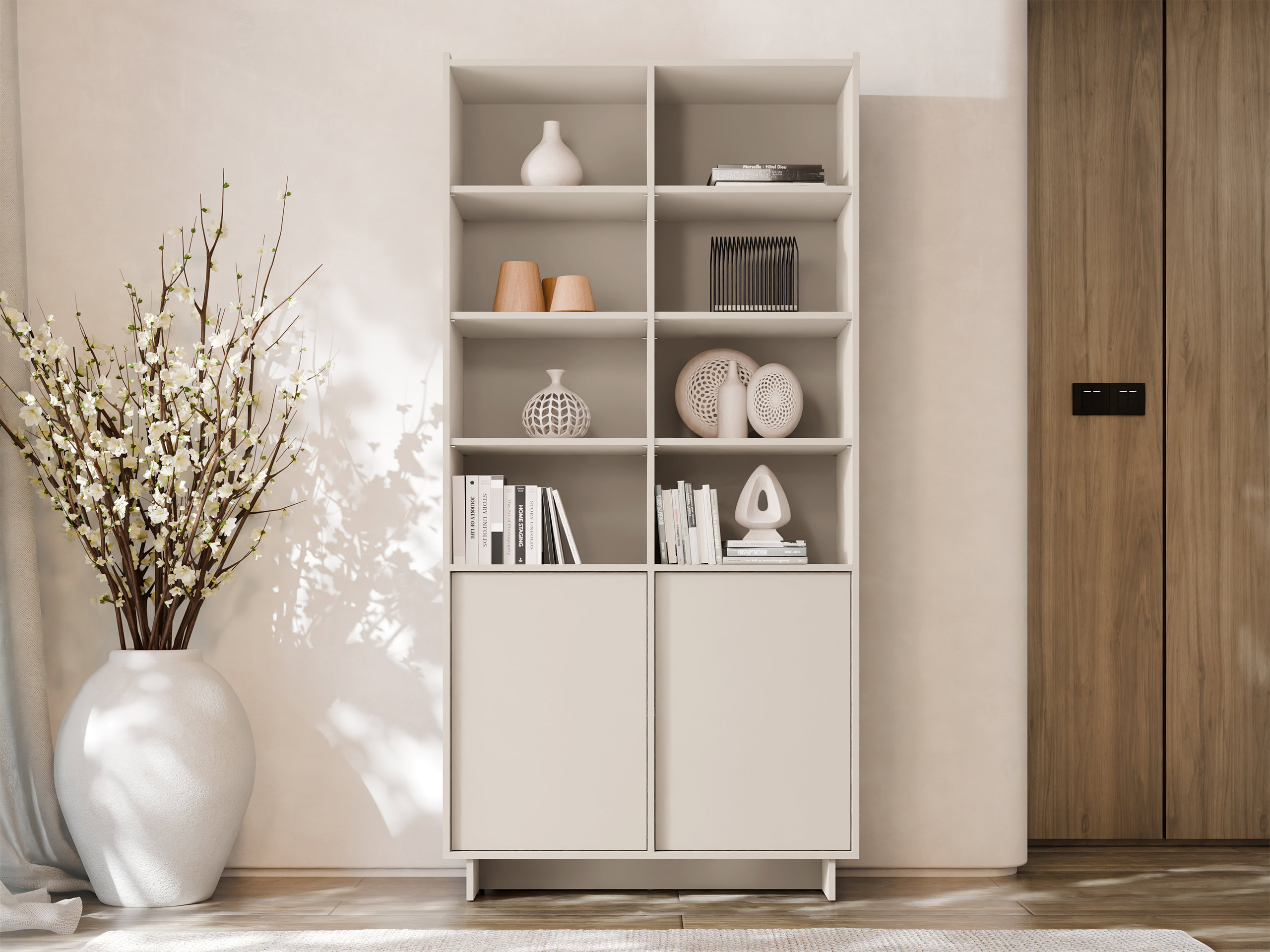 Bookcase Pirum II (Cashmere)