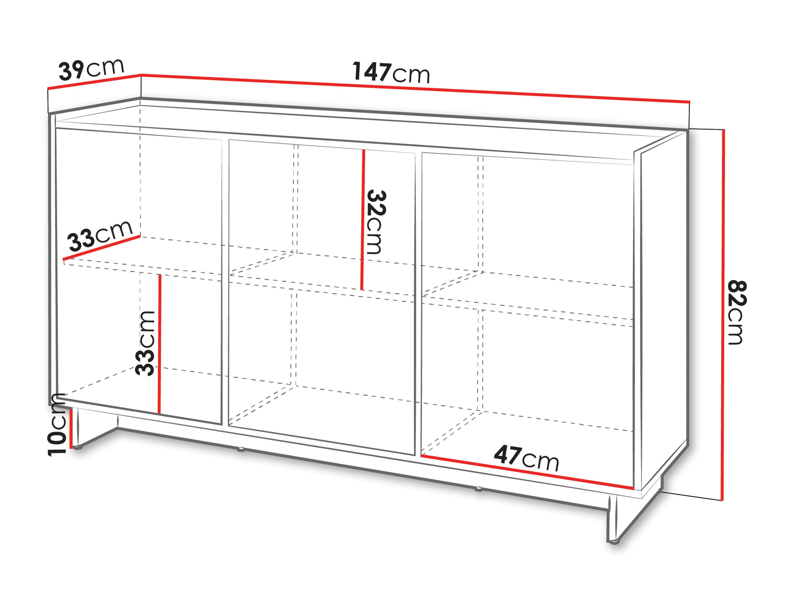 Sideboard Pirum (Cashmere)