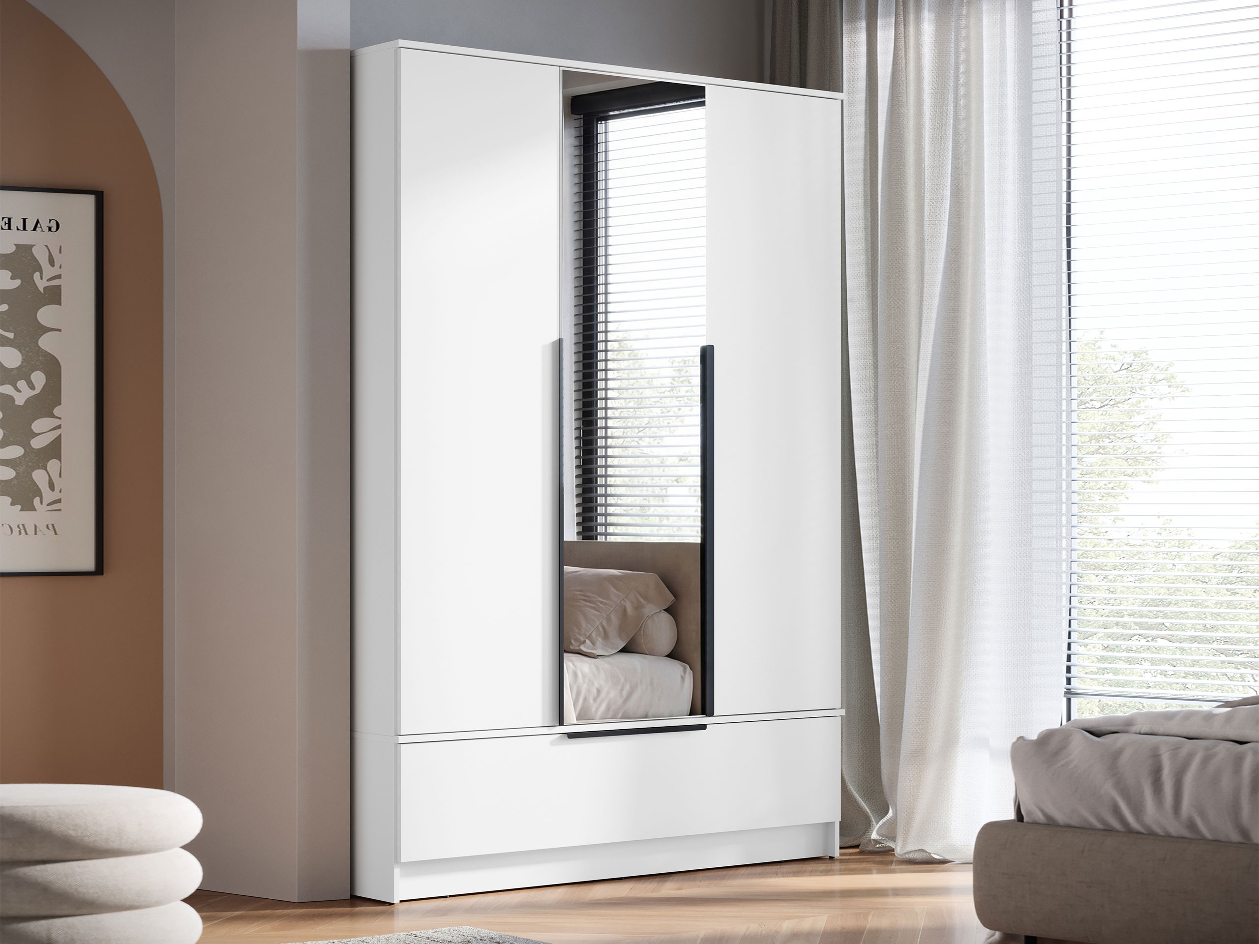 Wardrobe Sarasota 201 (White)