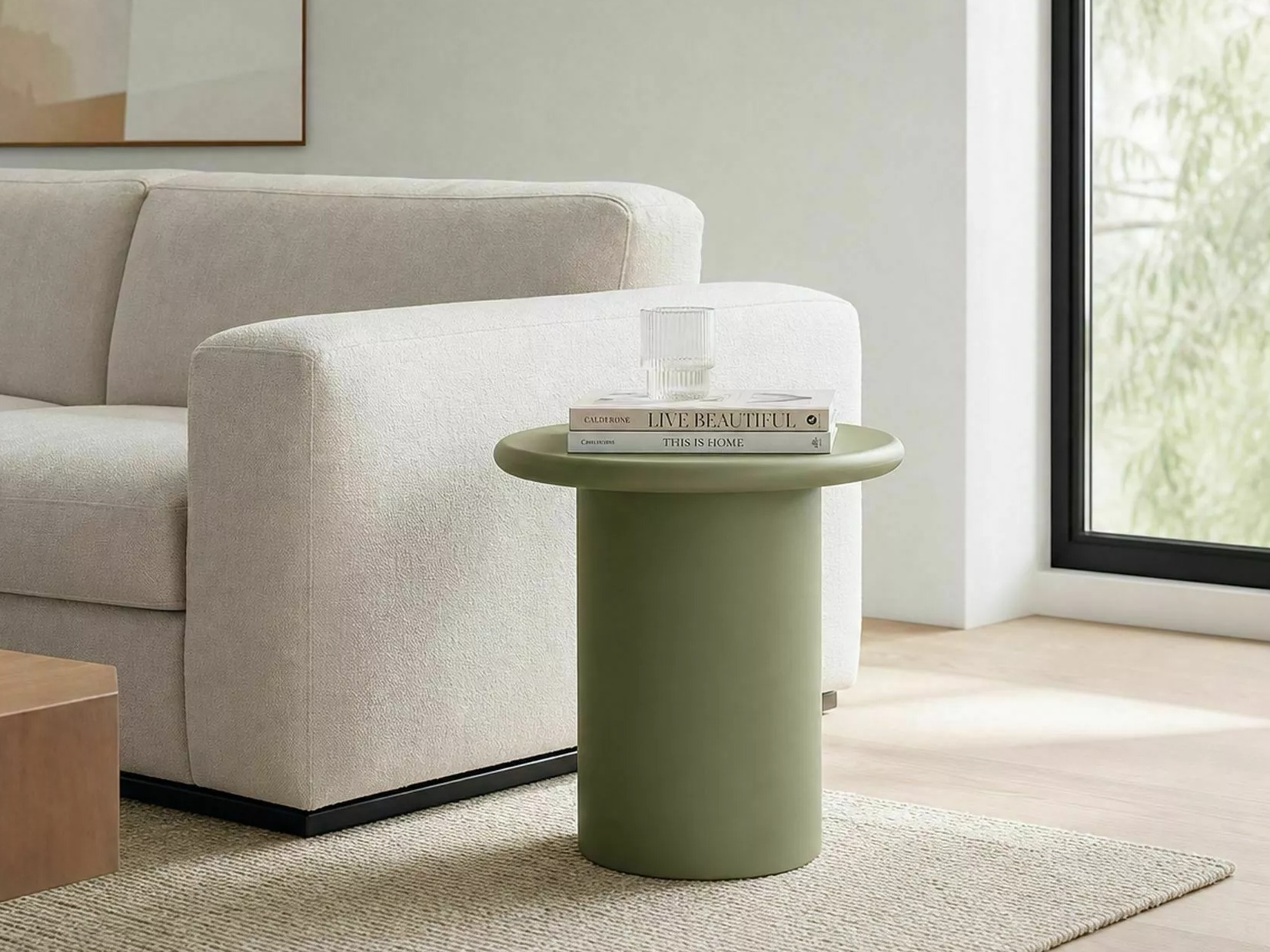 Side table Detroit 959 (Light olive tree)