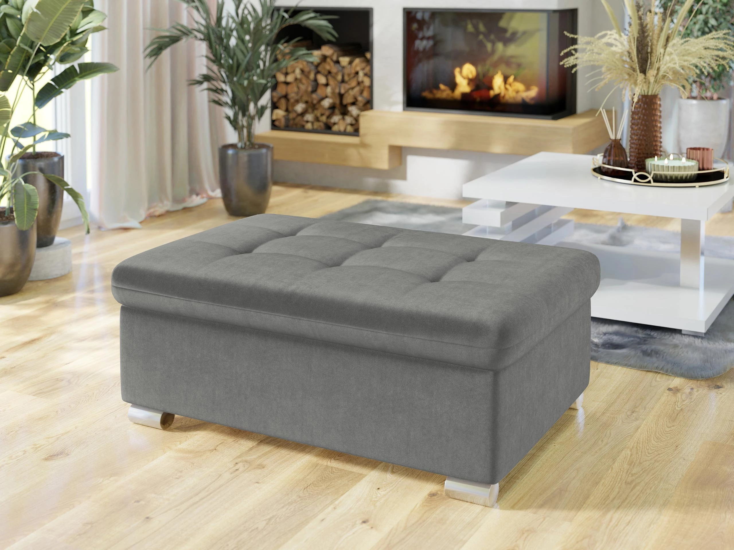 Upholstered bench Comfivo Gemma I (Magic Velvet 2217)