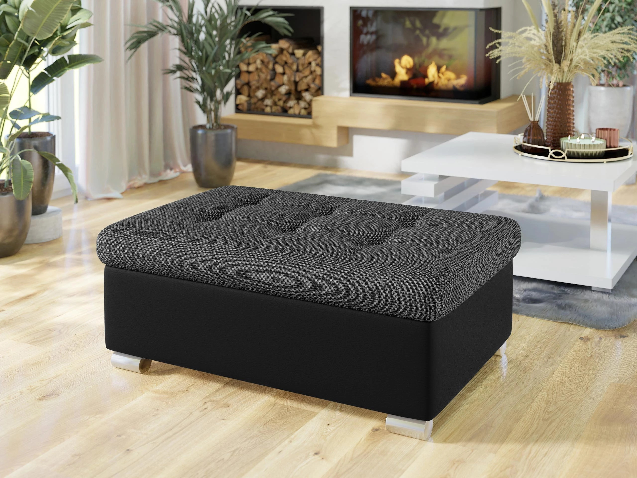 Upholstered bench Comfivo Gemma I (Soft 011 + Majorka 03)