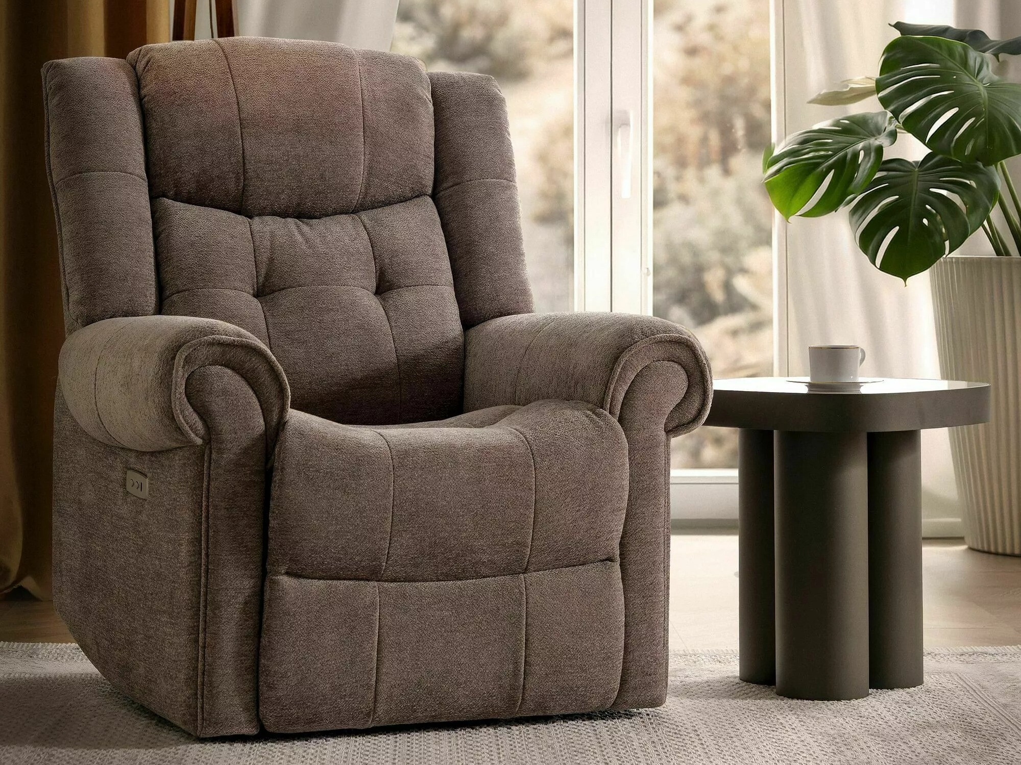 Armchair recliner Detroit 966 (Raven 30)